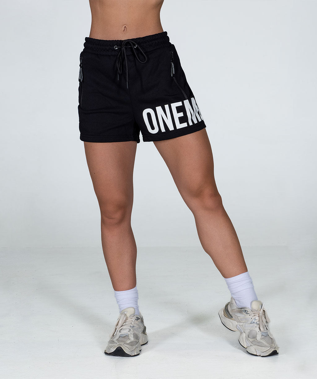 Bold Muscle Shorts Black/White