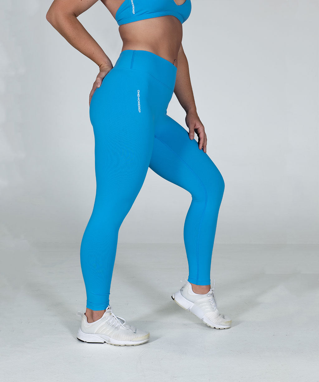 Core Invisible Scrunch Full Length Leggings Blue Azure