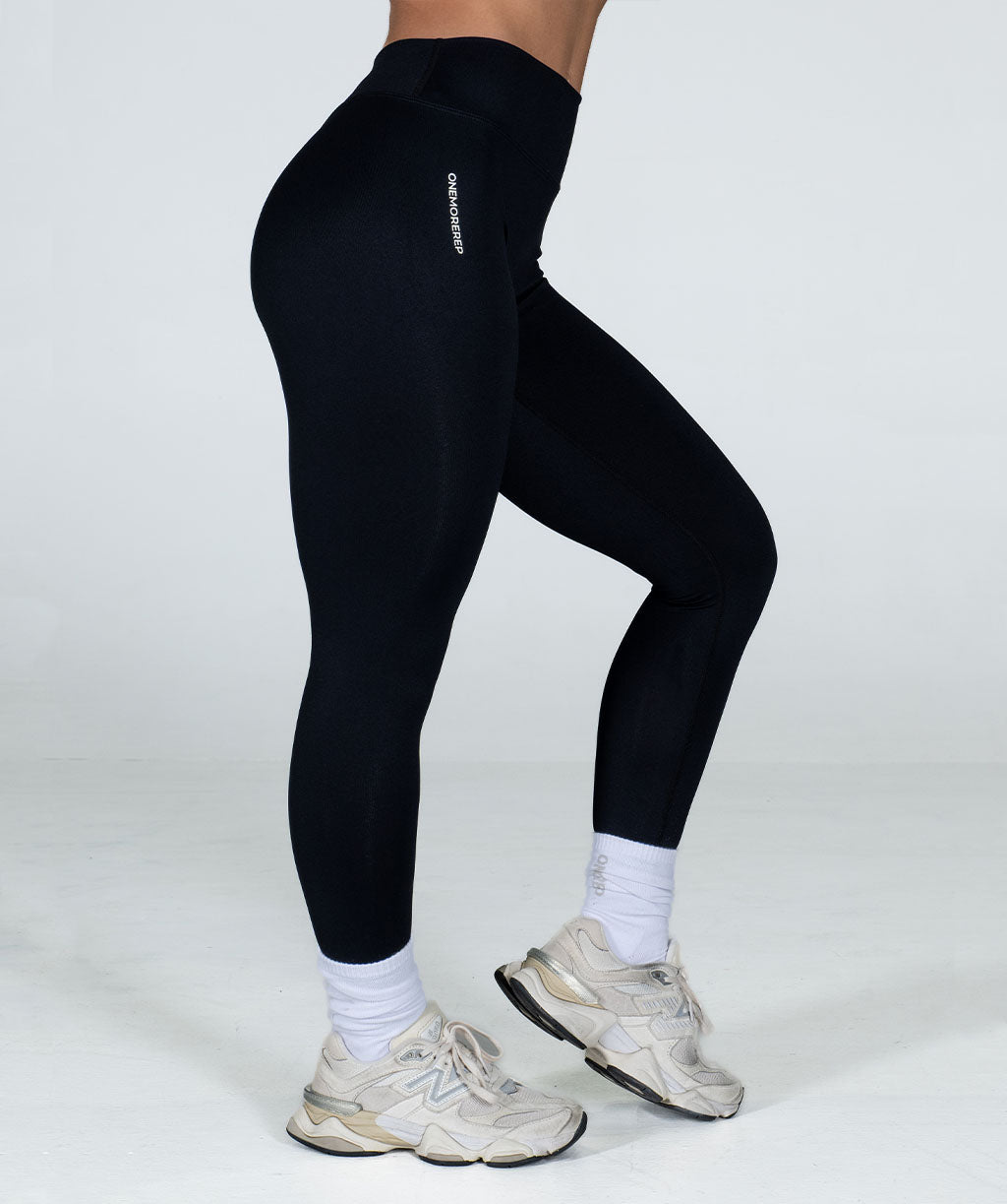 Core Invisible Scrunch Full Length Leggings Black