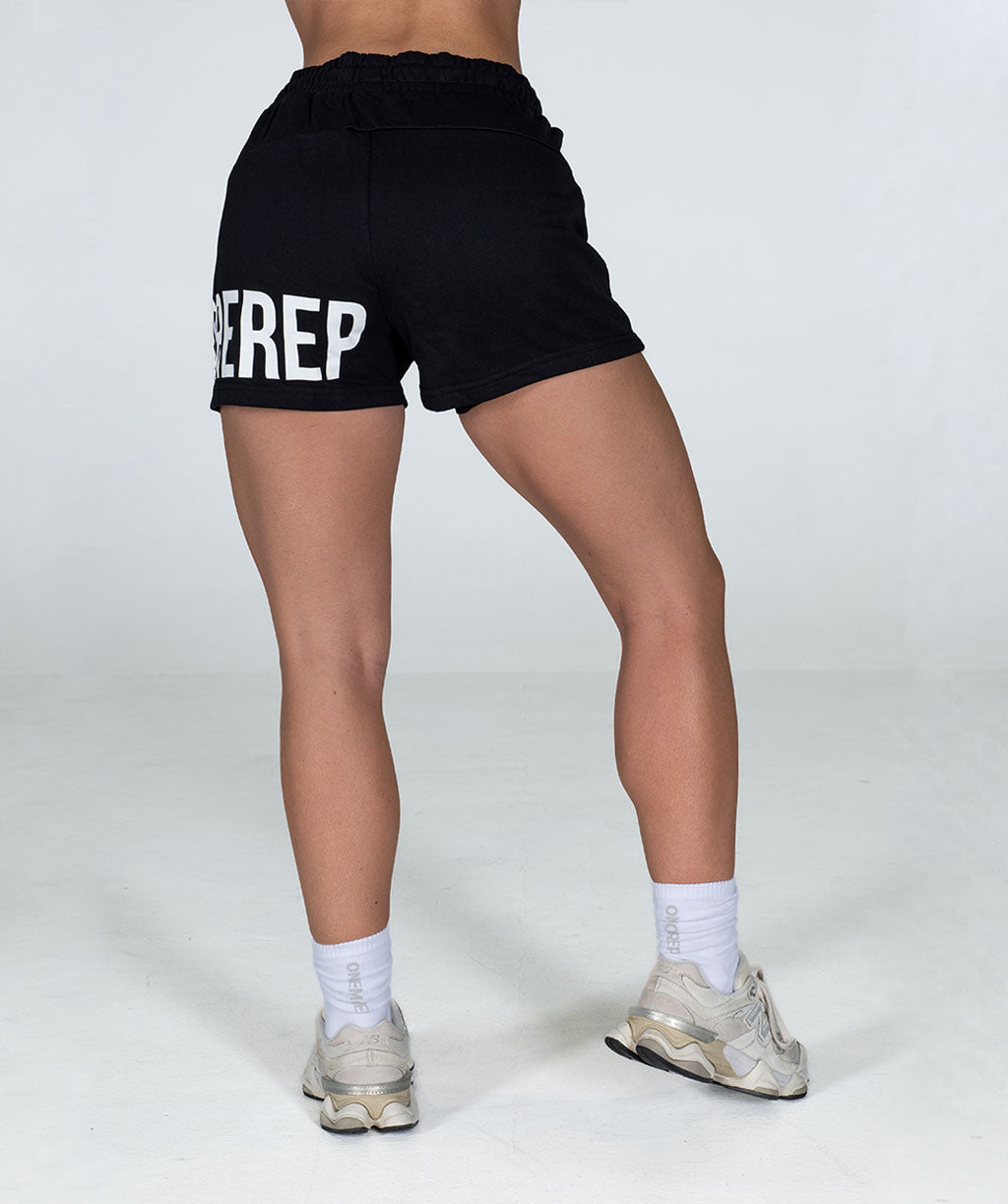 Bold Muscle Shorts Black/White