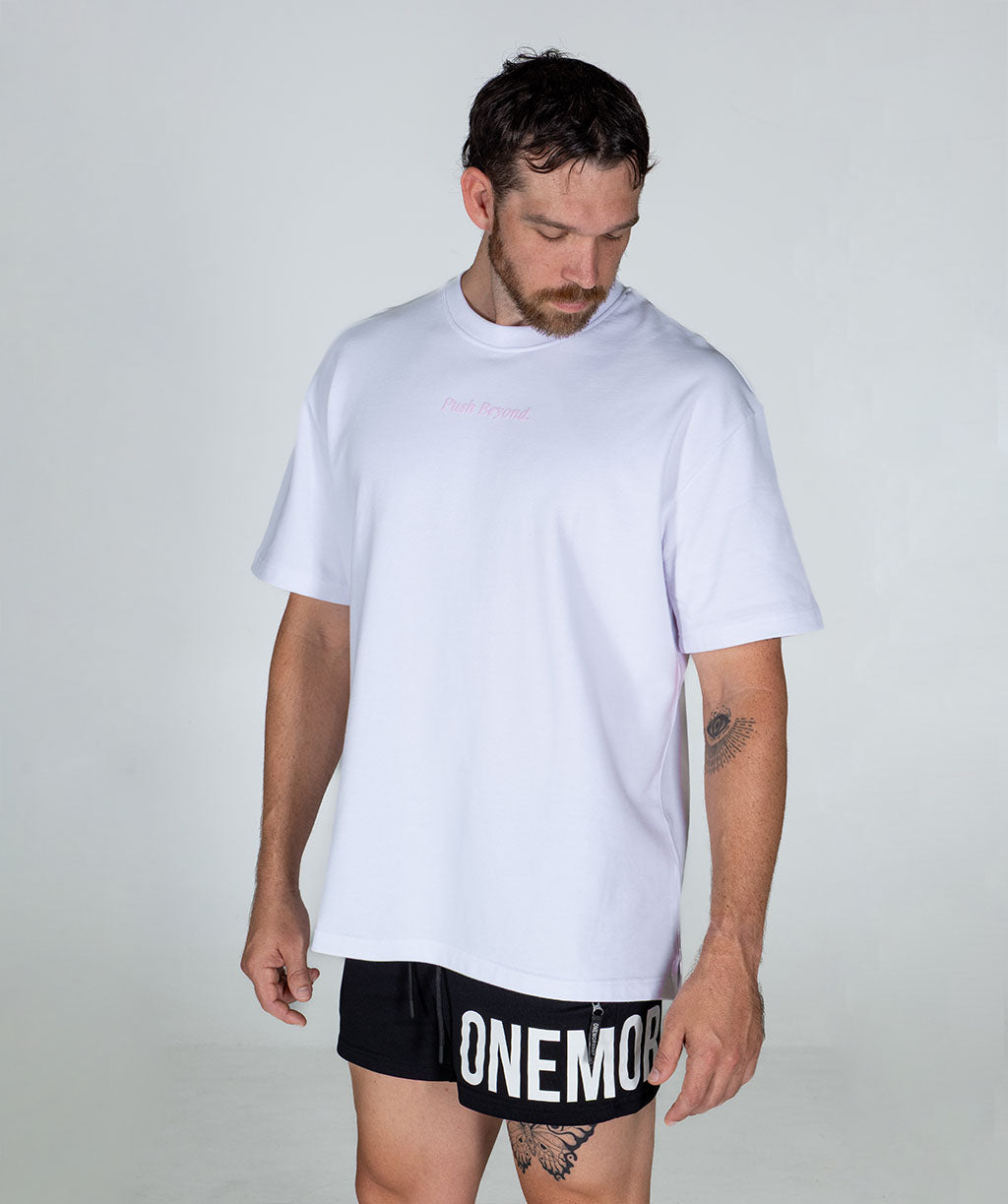 OneMoreRep Sports Club Oversized Tee Pink Lemonade