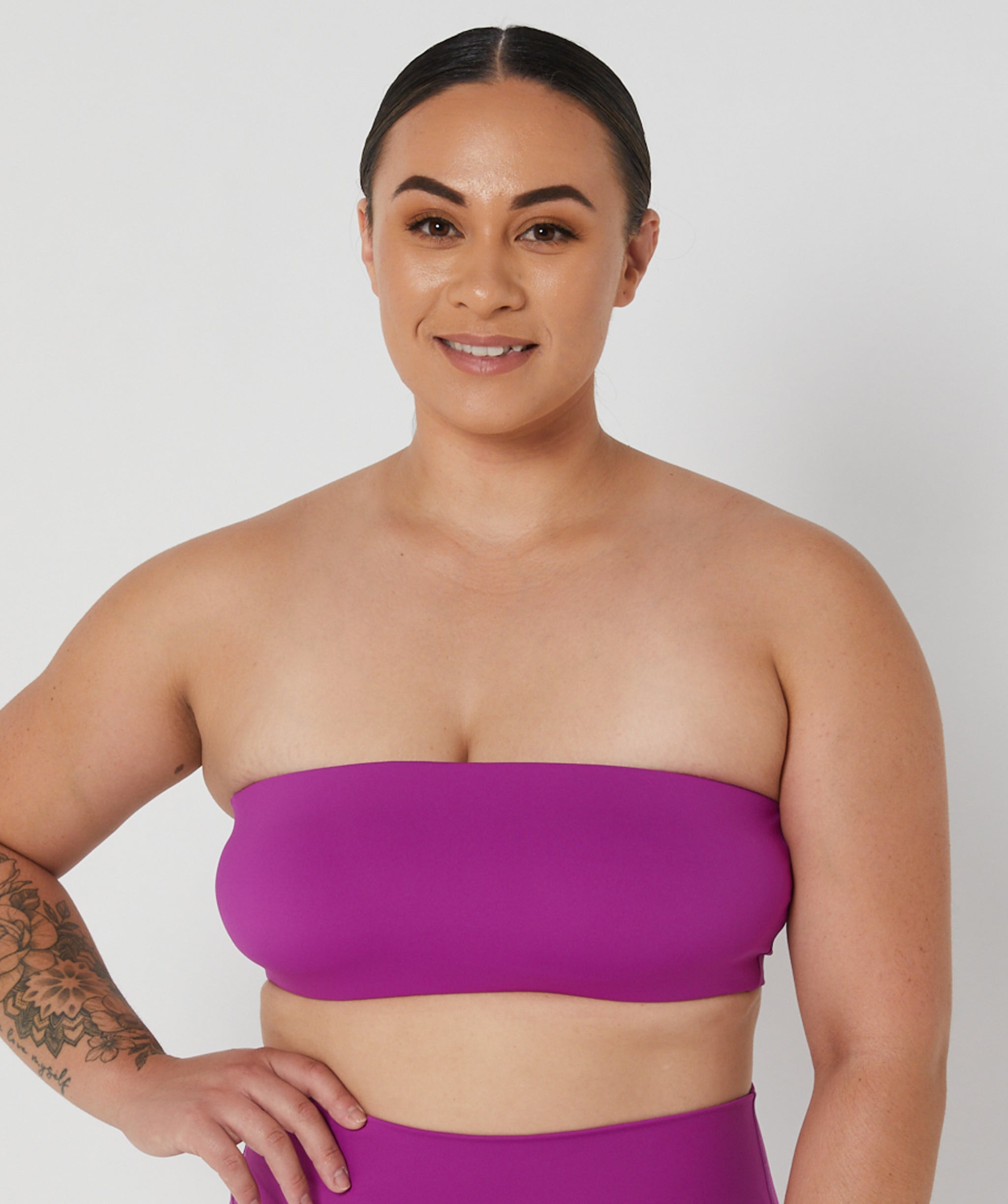 Liberty Bandeau Bralette Violet