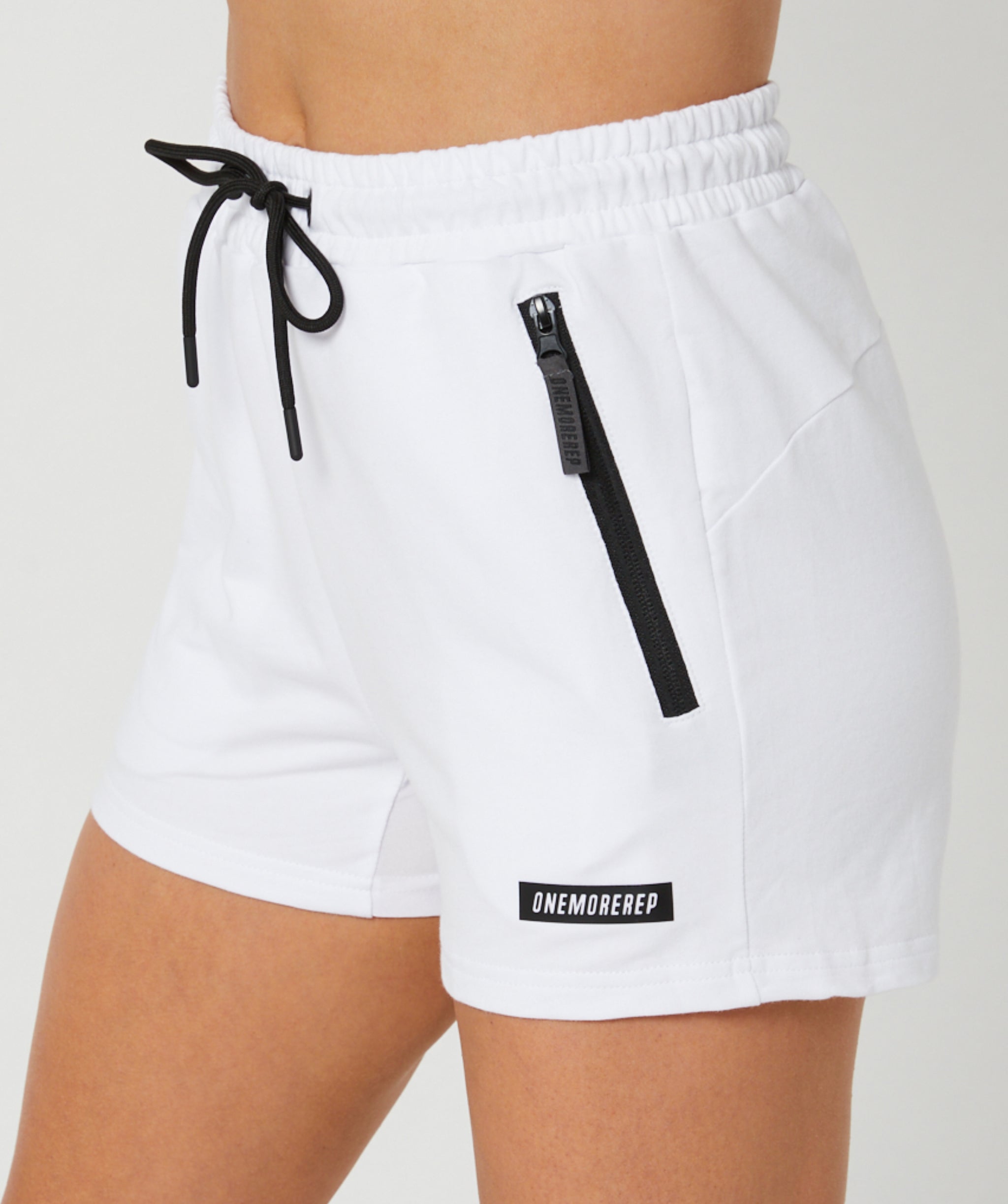 Apex Muscle Shorts White