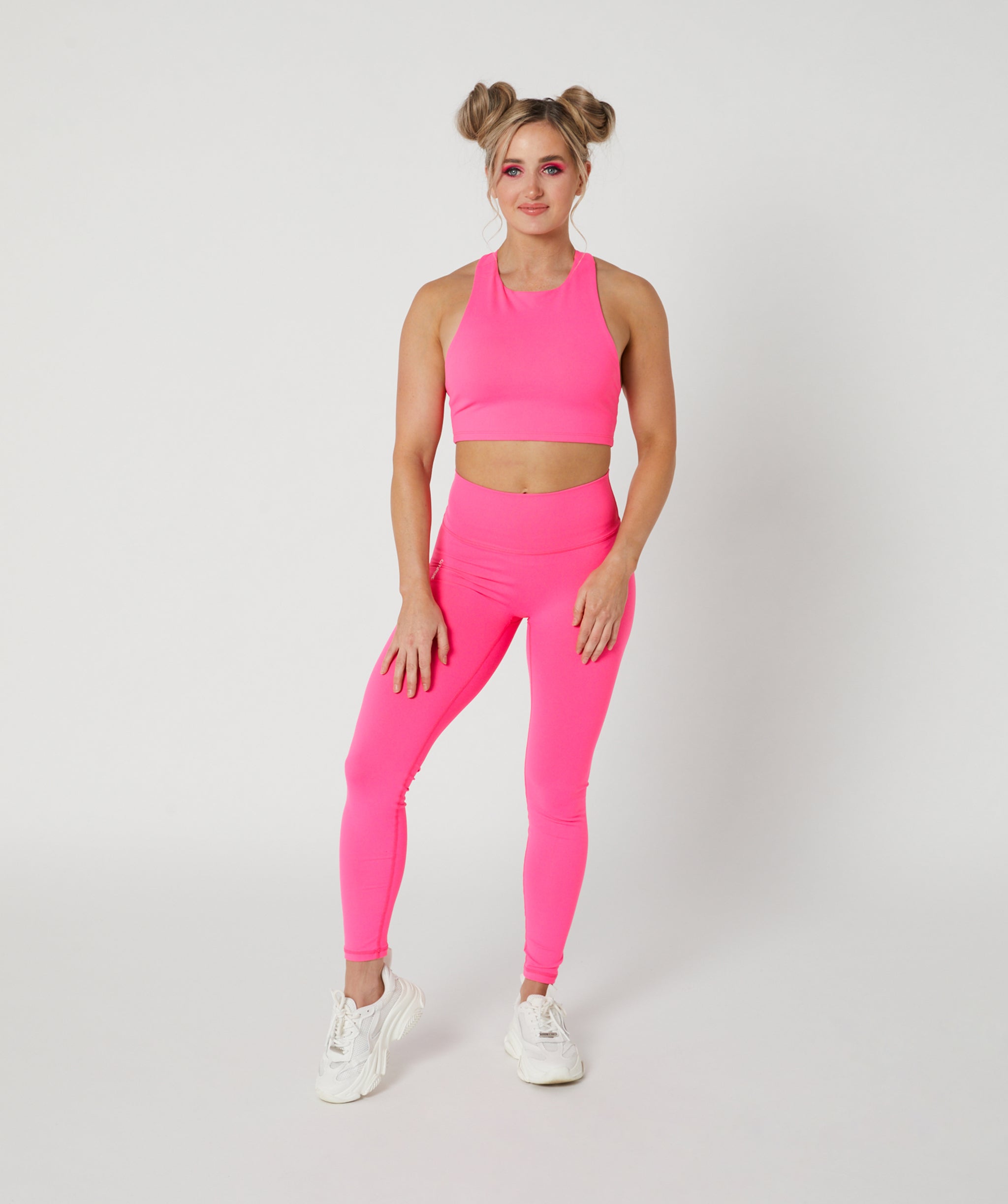 Force T-Back Sports Bra Bubblegum Pink