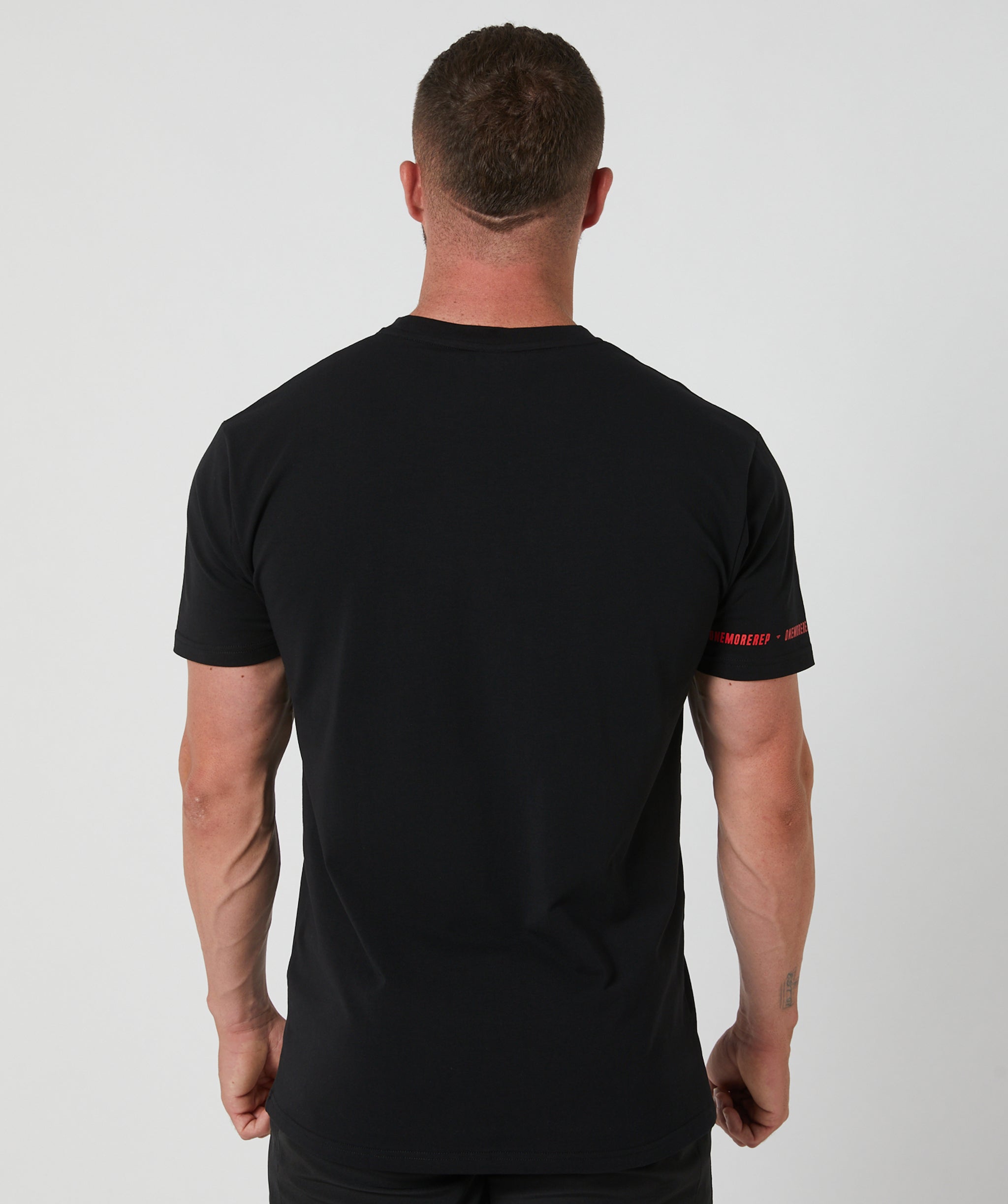 Flex Standard Tee Black/Crimson