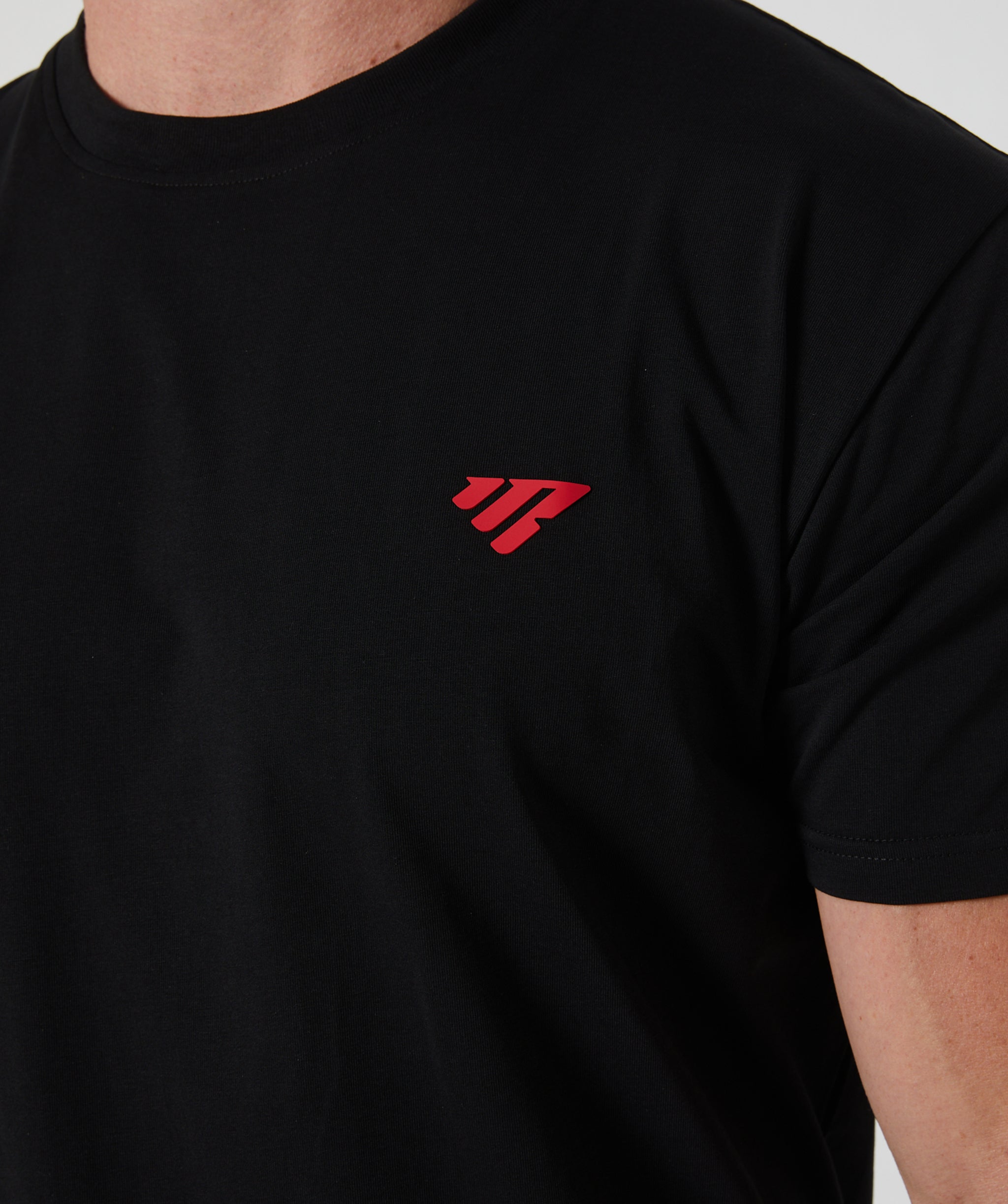 Flex Standard Tee Black/Crimson