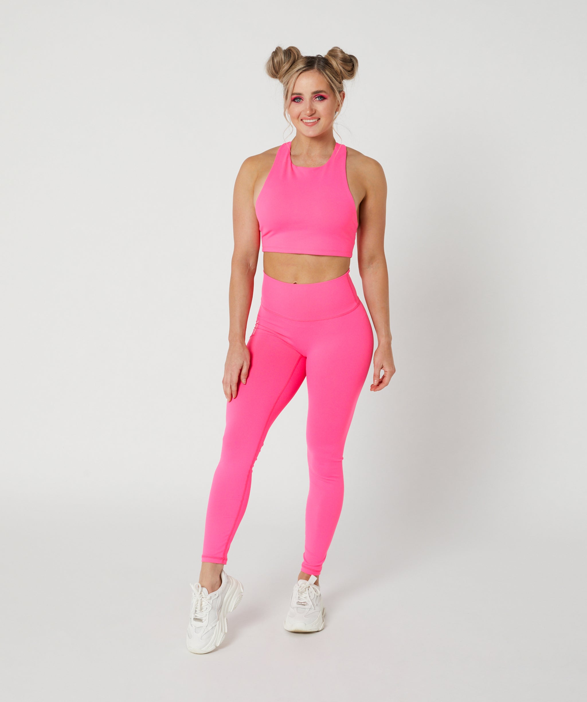 Core Scrunch Full Length Leggings Bubblegum Pink