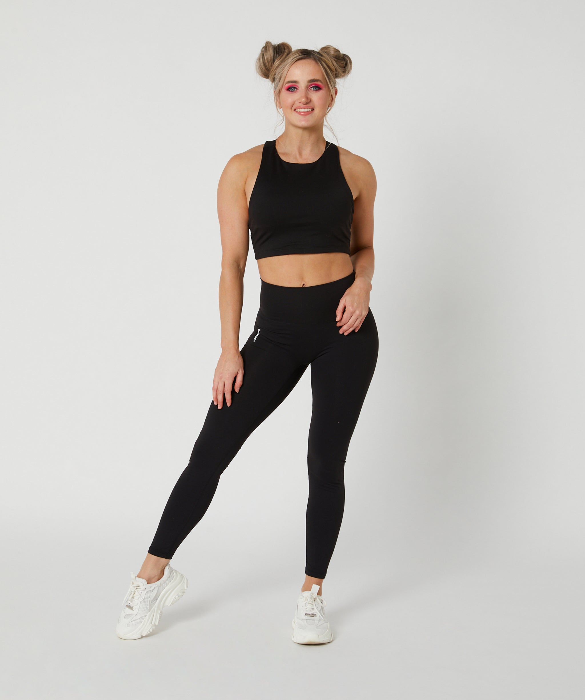 Force T-Back Sports Bra Black