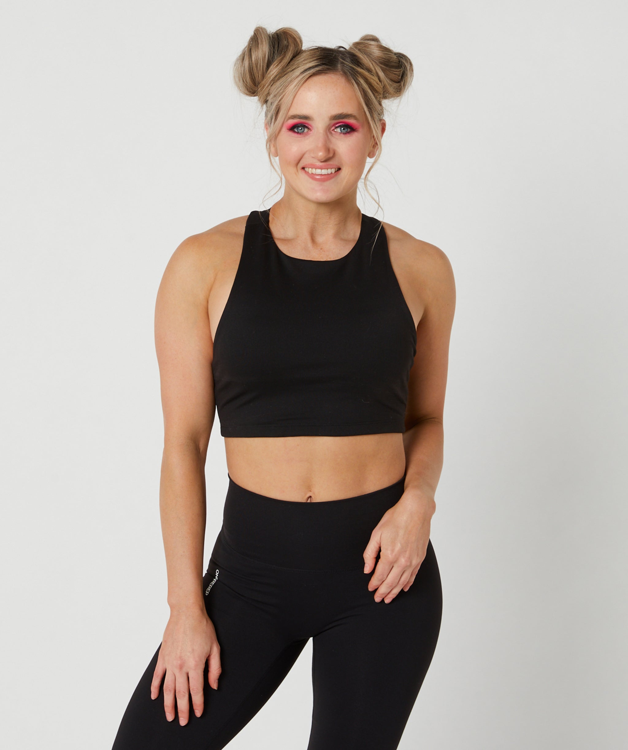 Force T-Back Sports Bra Black