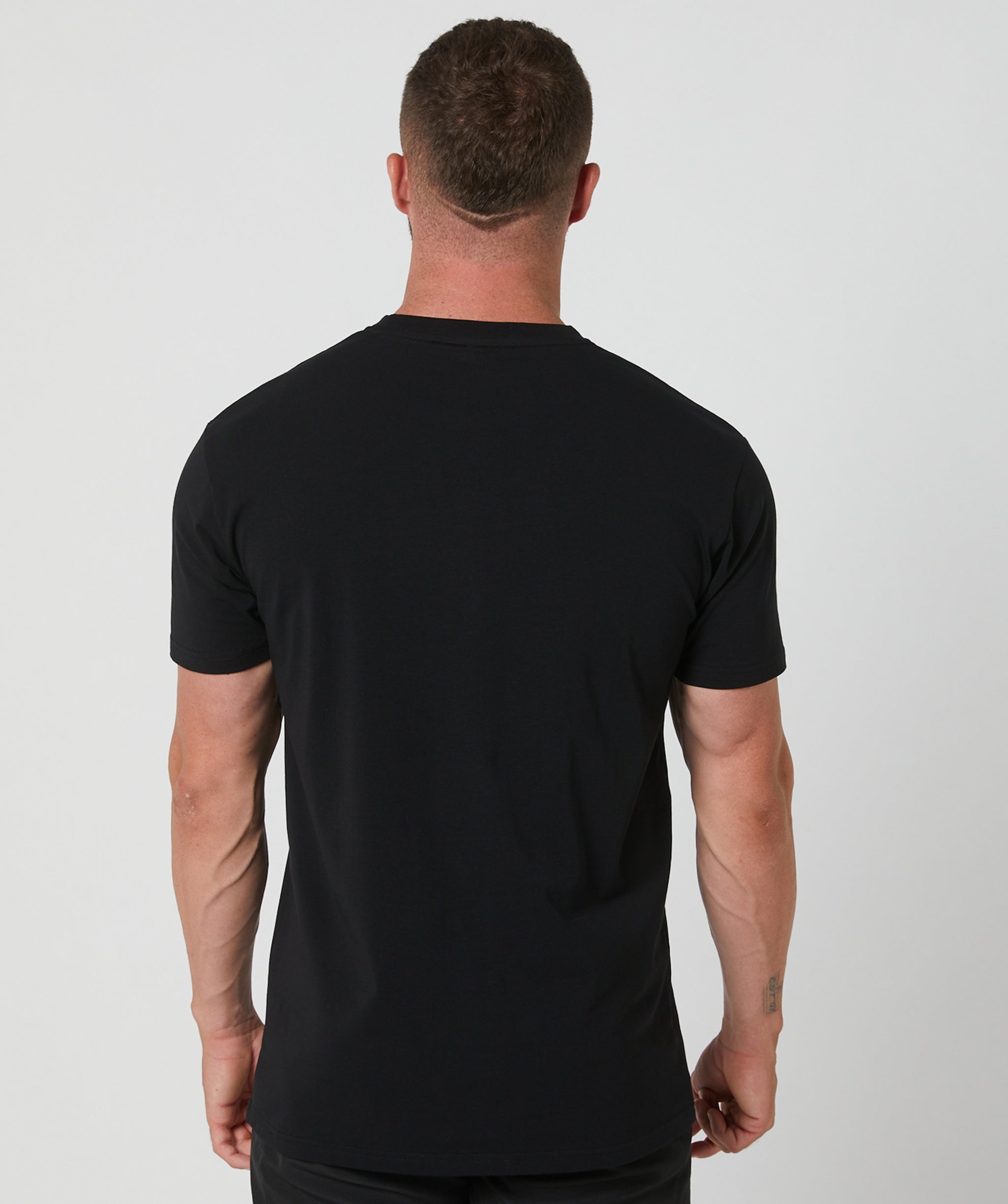 Champ Tee Black/Crimson