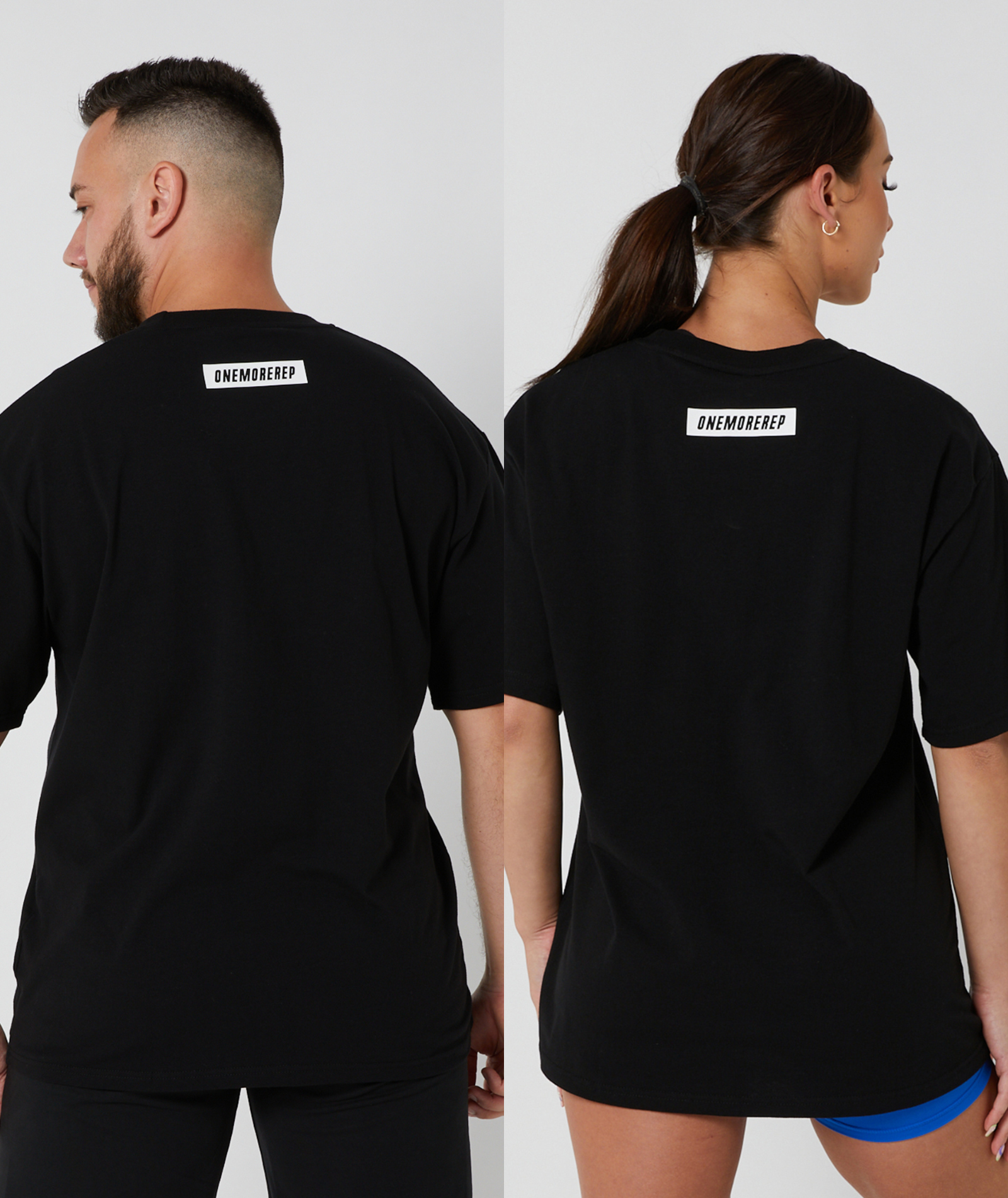 Oversized Apex Tee Black/White