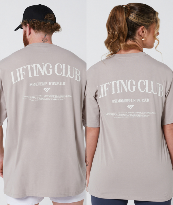 Lifting Club Tee Mushroom