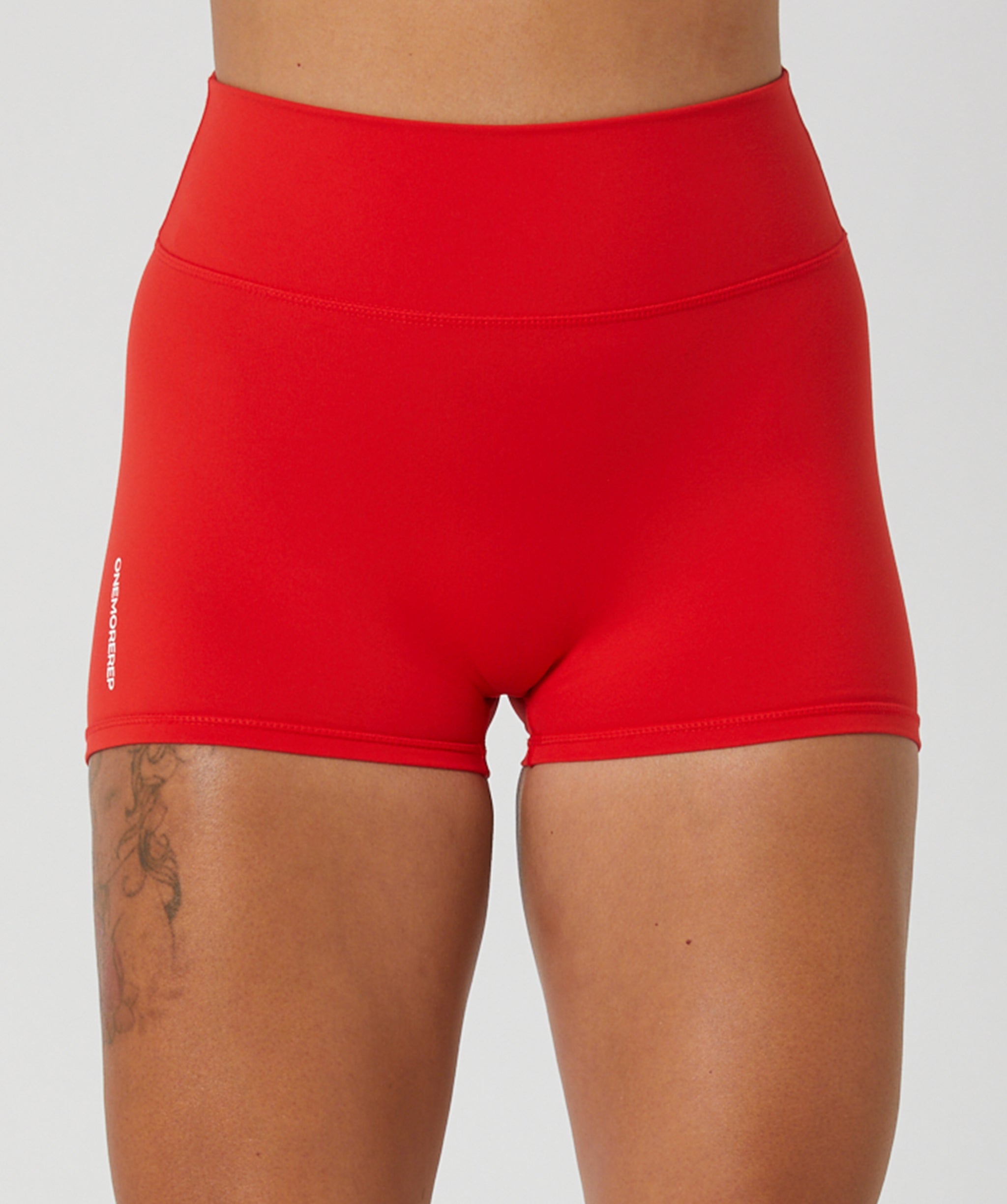 Core Scrunch True Booty Shorts Crimson