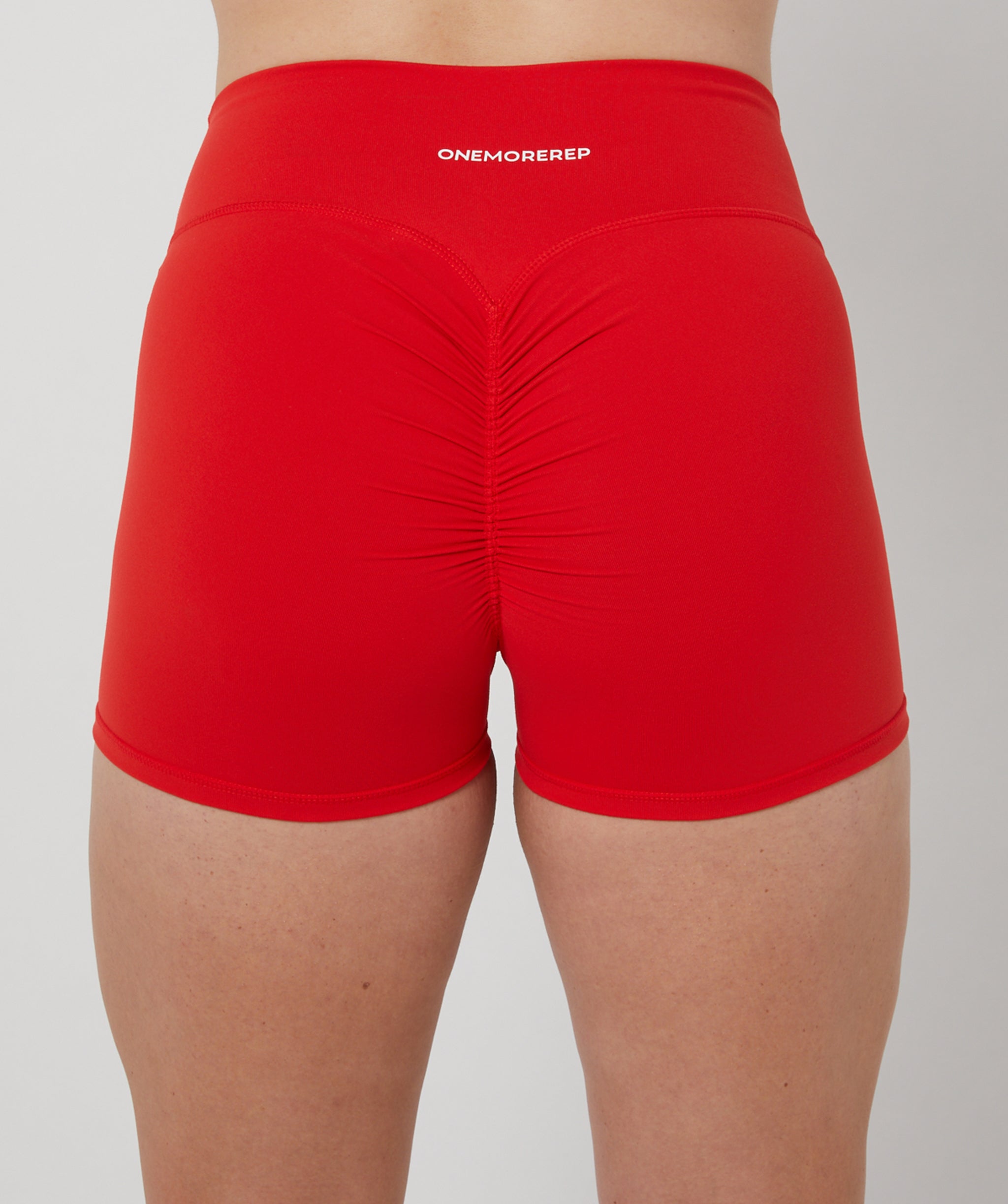 Core Scrunch True Booty Shorts Crimson