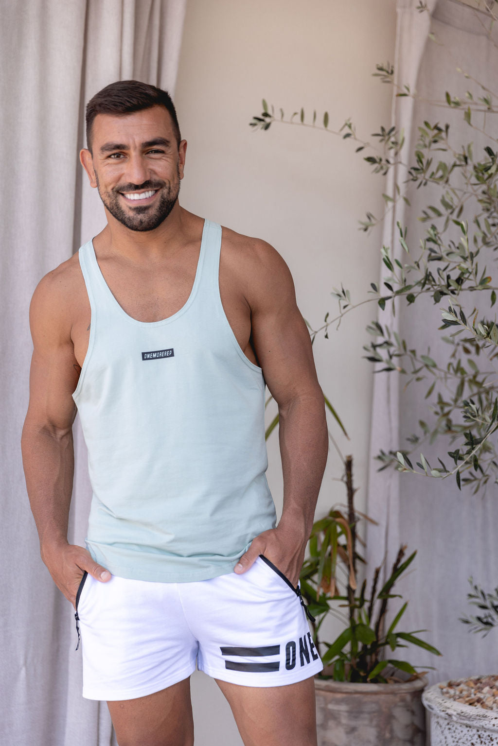 Apex Stringer Singlet Sage