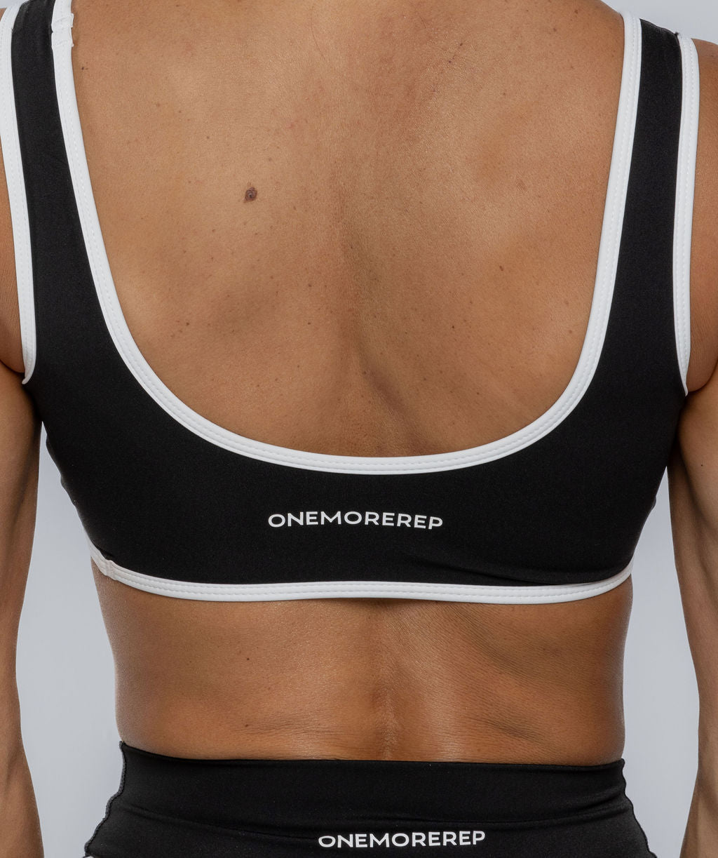 Two Tone Bralette Black