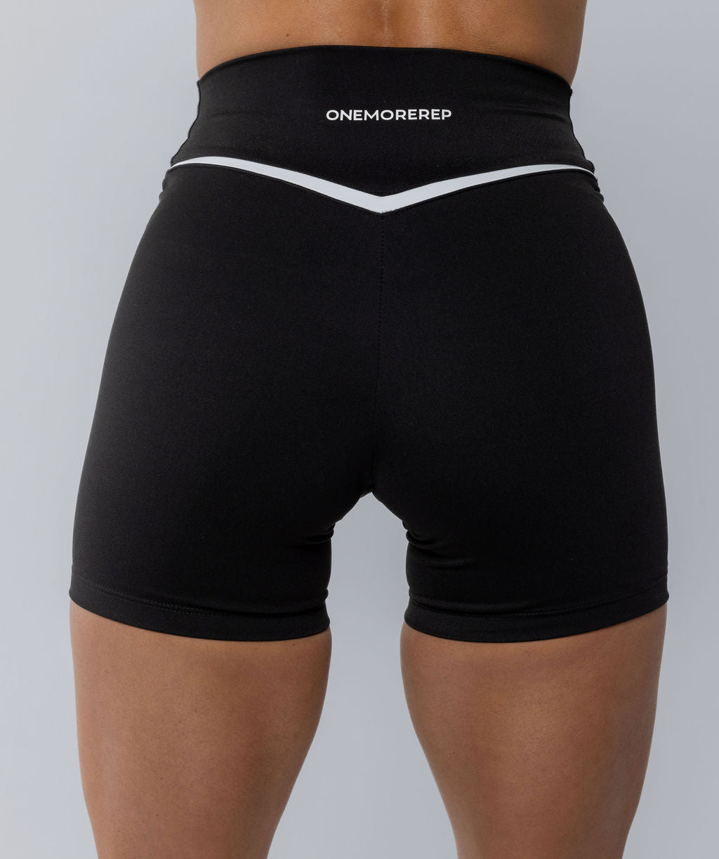 Two Tone Cross Shorts Black