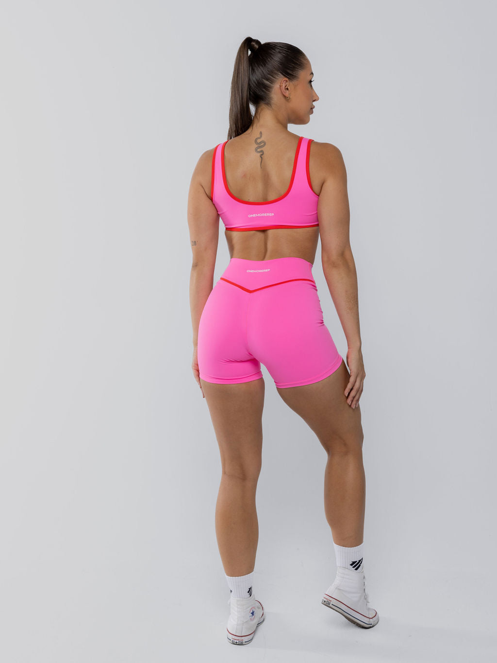 Two Tone Bralette Pink Sherbet