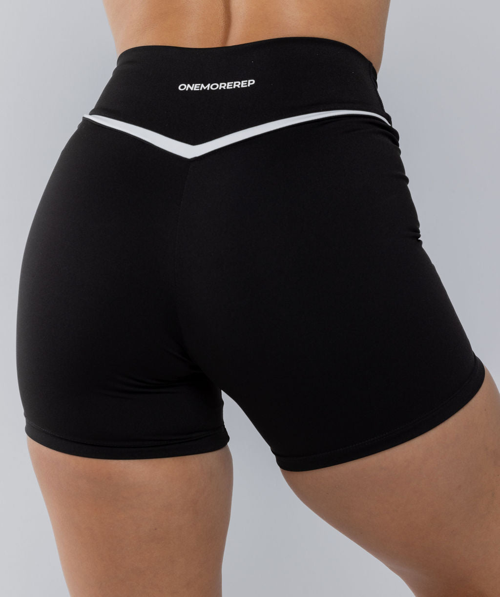 Two Tone Cross Shorts Black