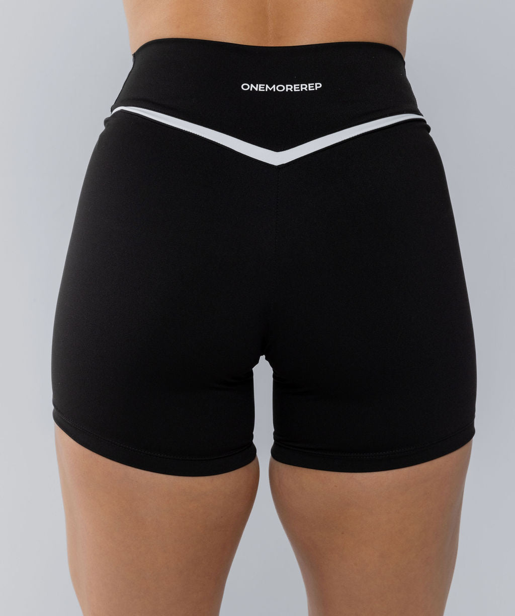 Two Tone Cross Shorts Black