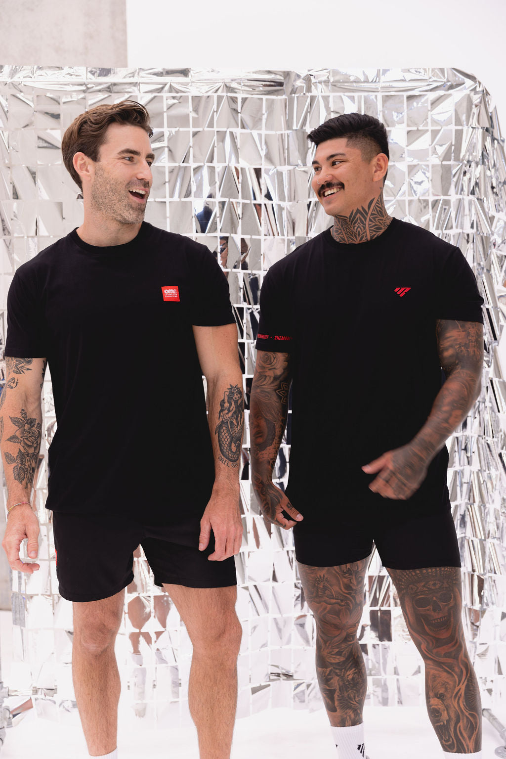 Flex Standard Tee Black/Crimson