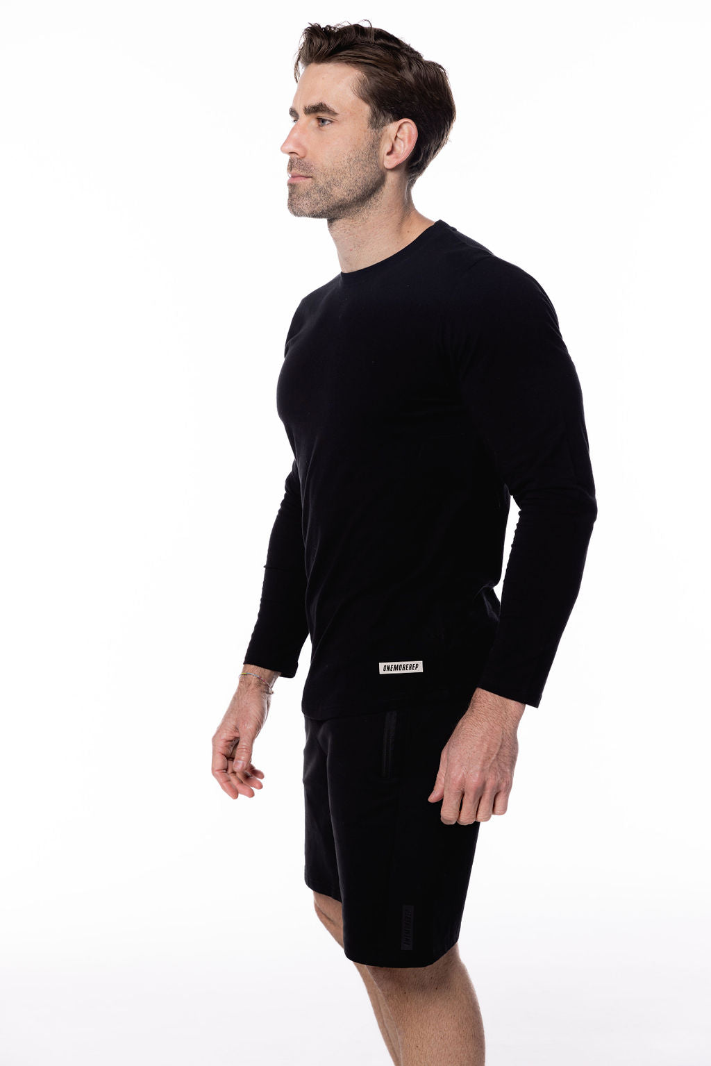 Varsity Long Sleeve Tee Black