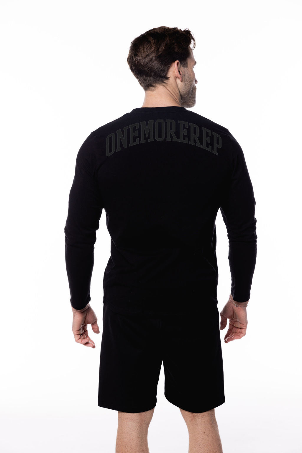 Varsity Long Sleeve Tee Black