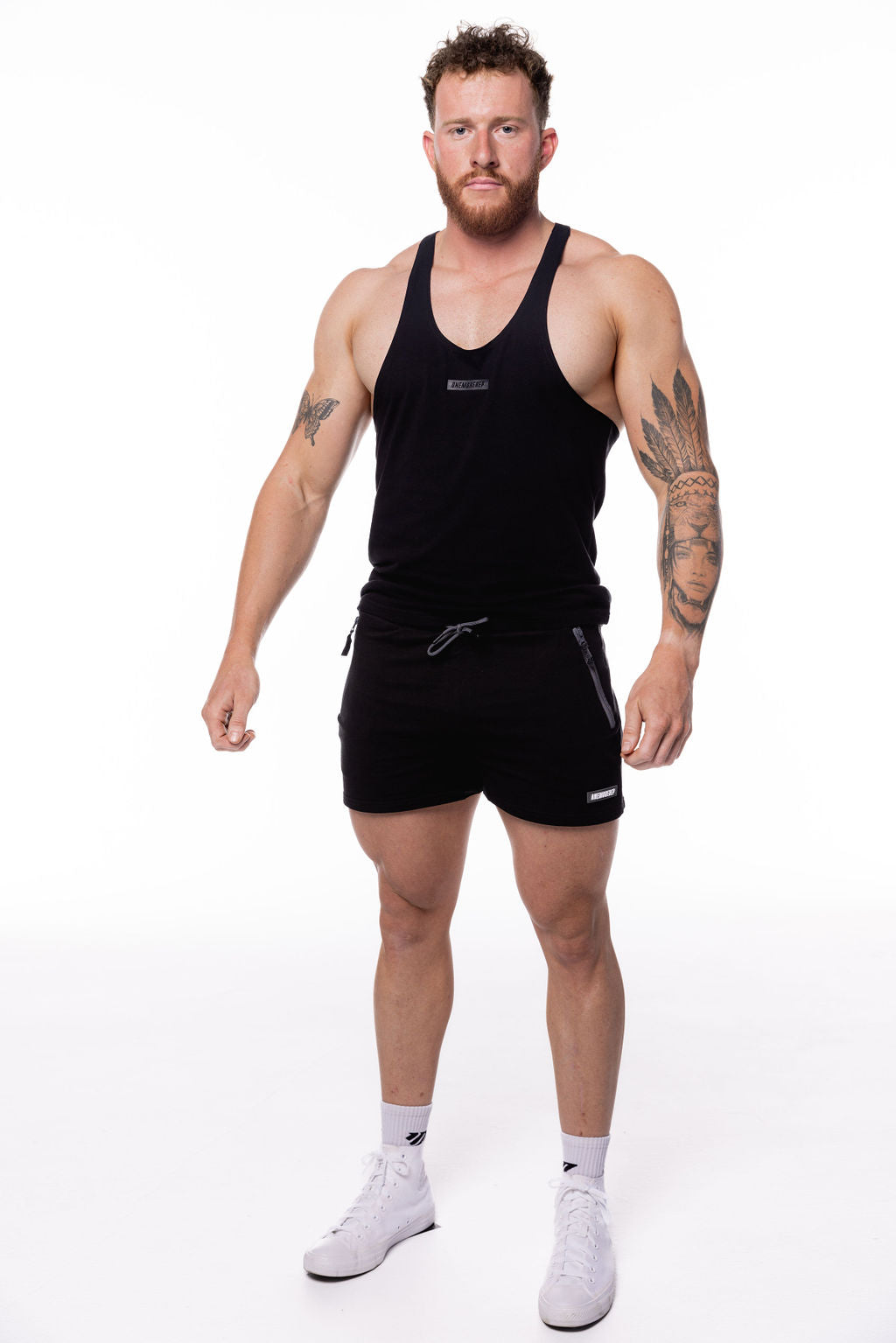 Apex Muscle Shorts Black