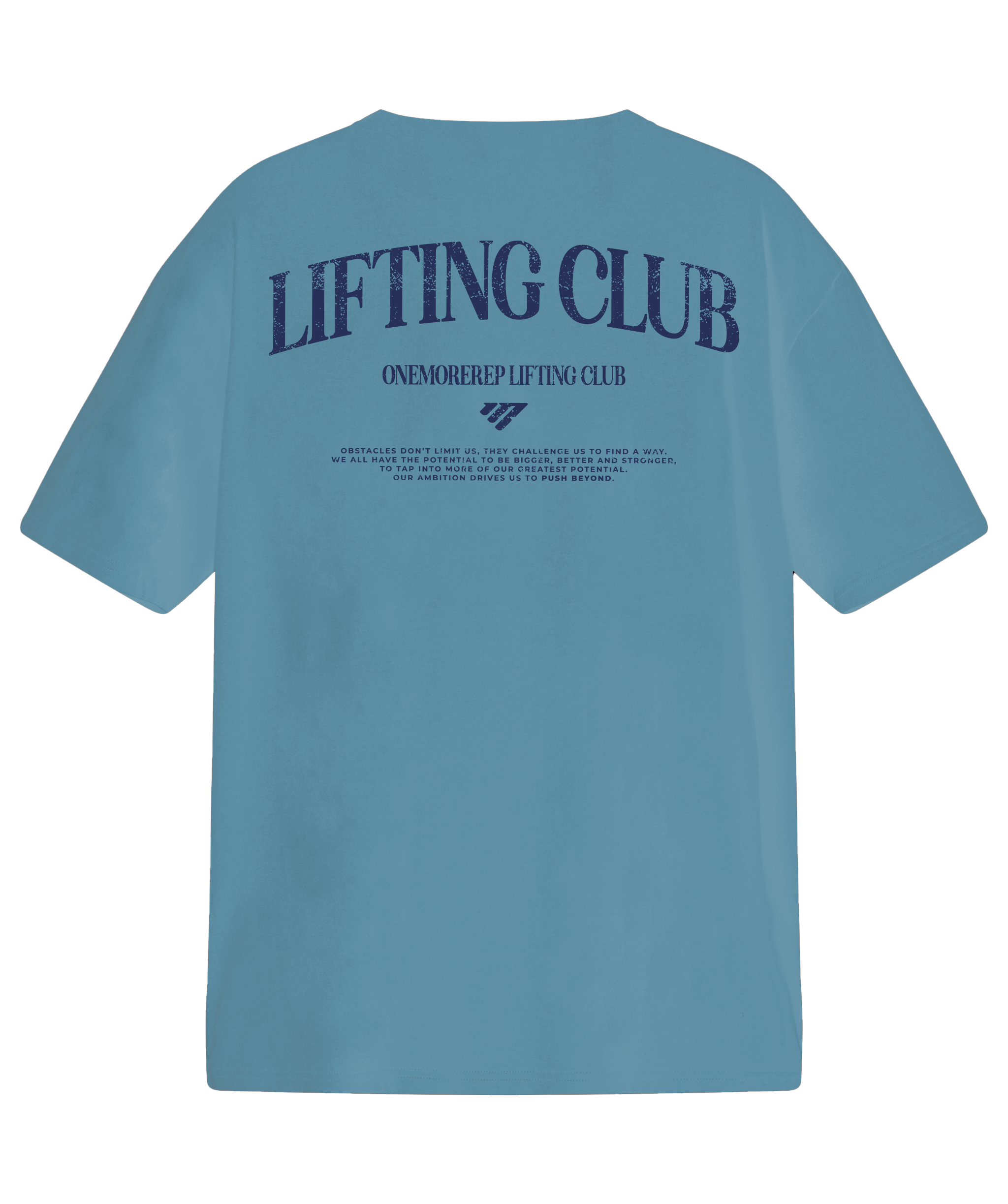 Lifting Club Tee Ice Blue