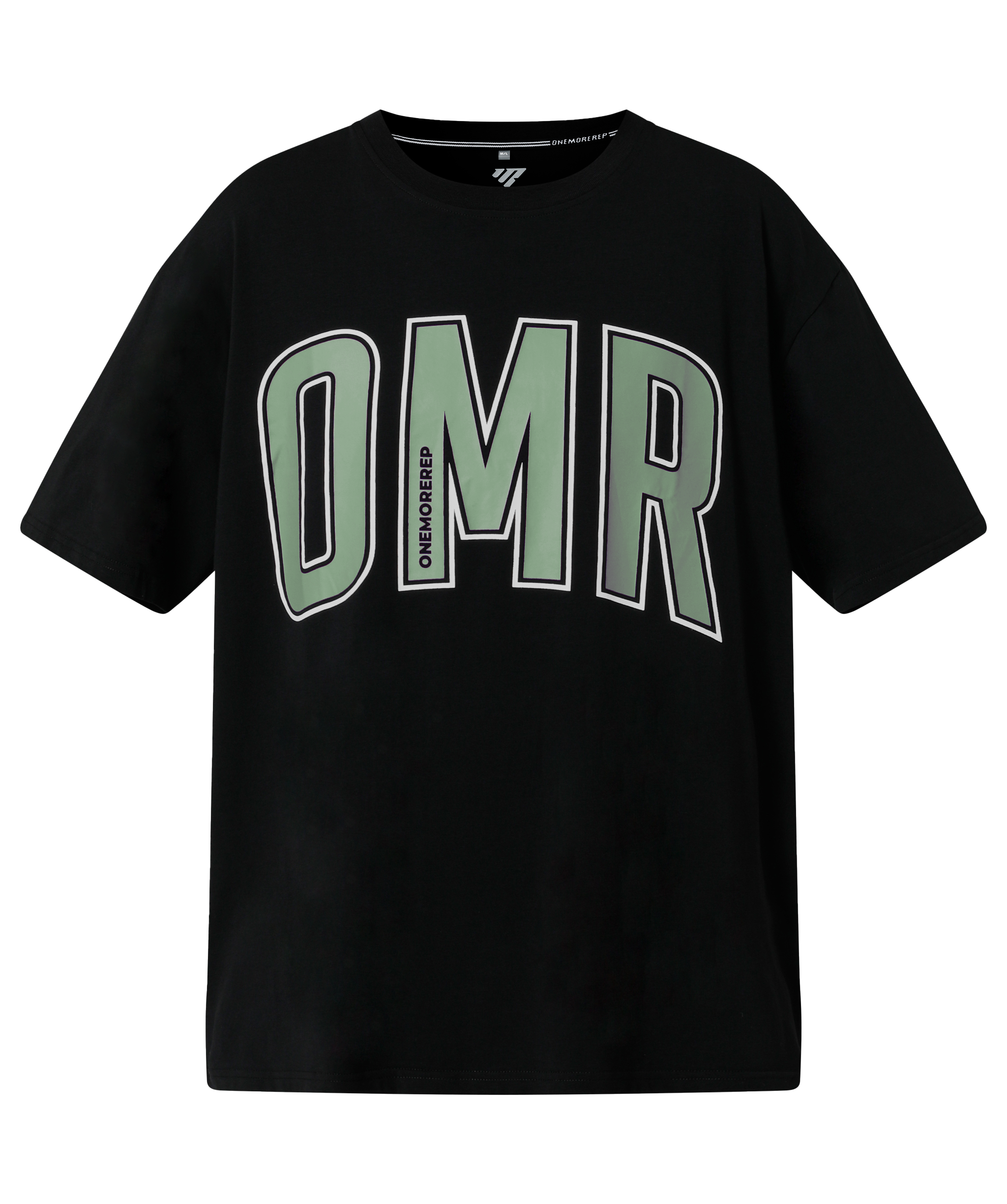 Oversized Pump Tee Black/Sage