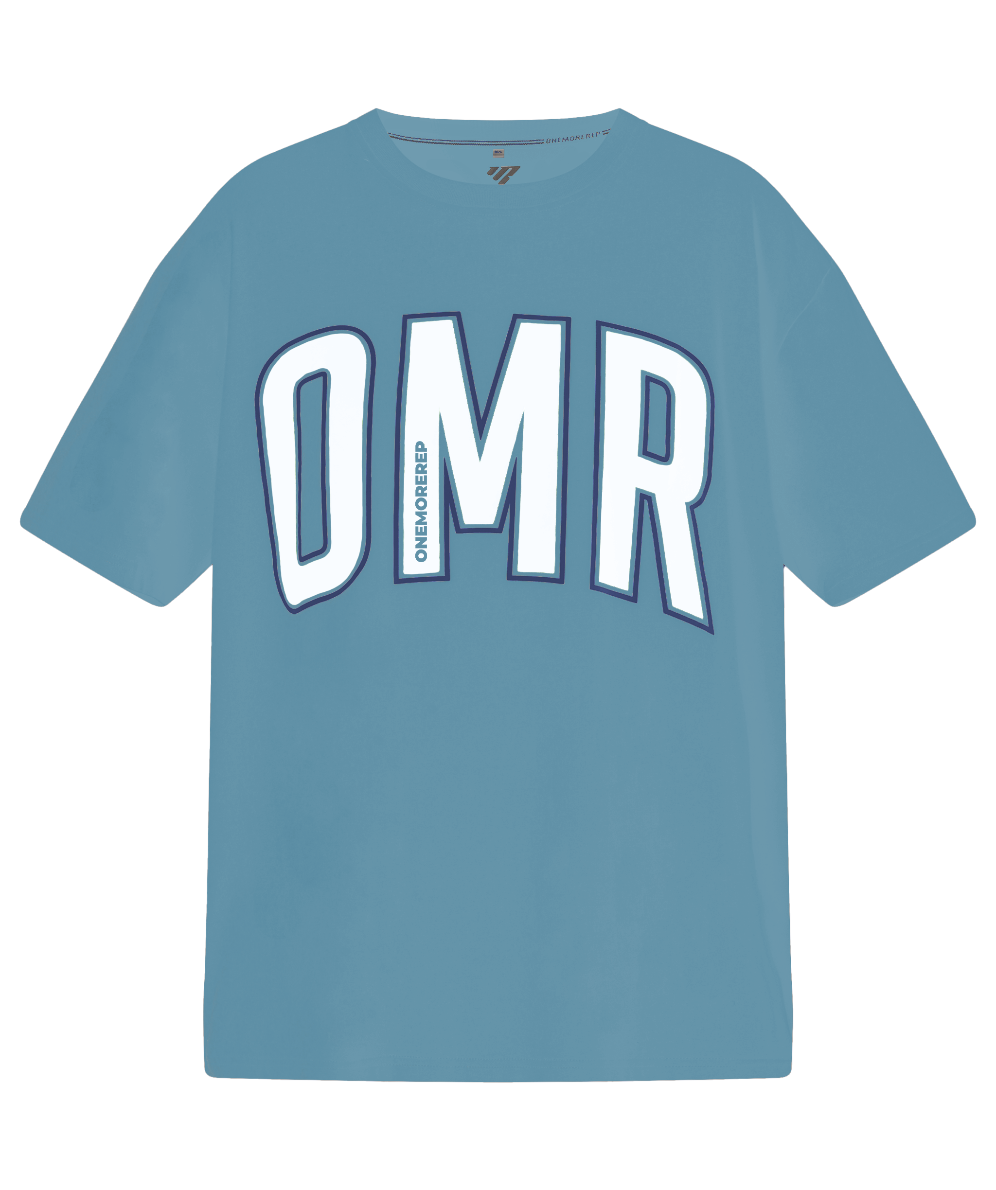 Oversized Pump Tee Ice Blue