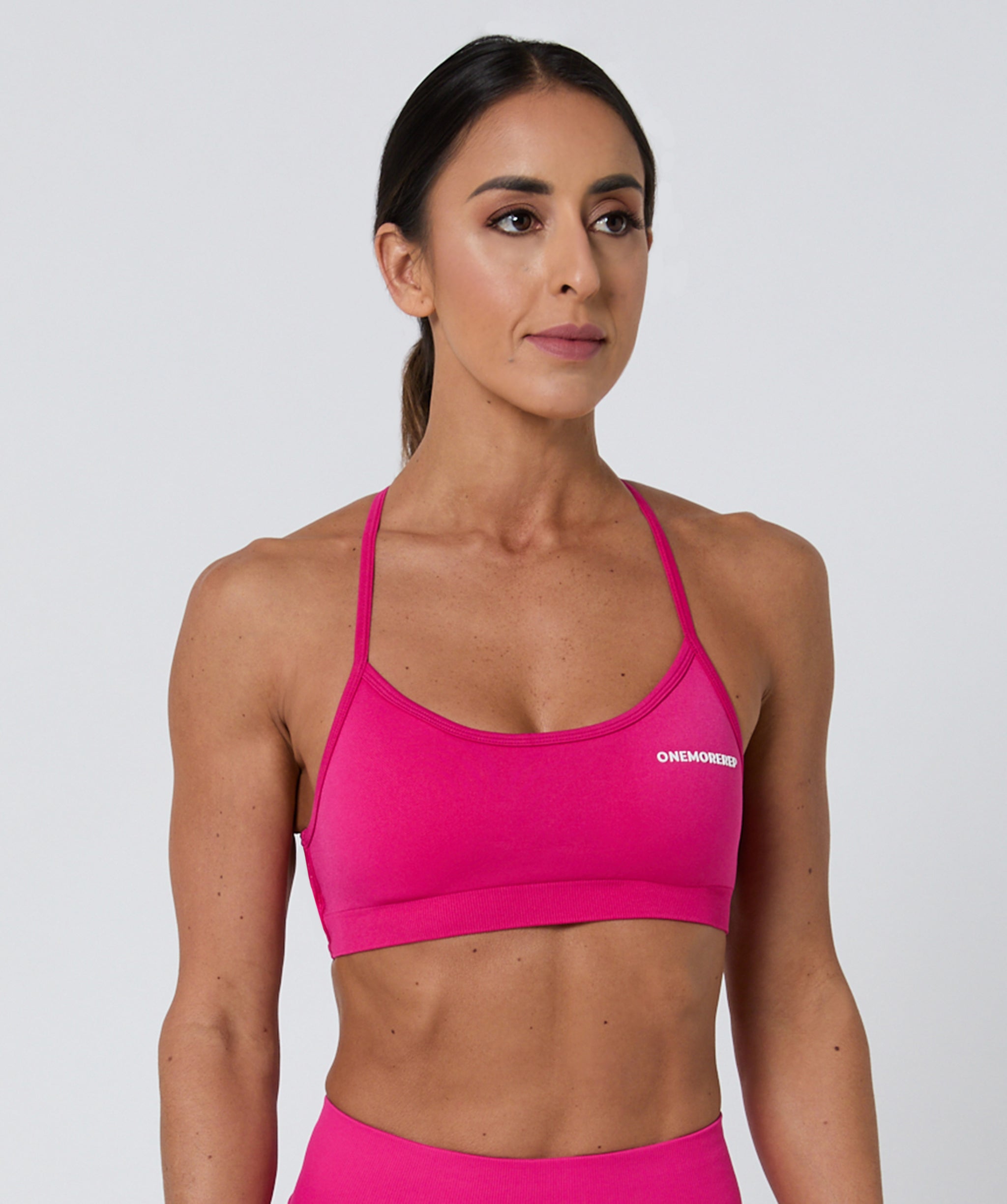Luscious Seamless Strappy Bralette Magenta