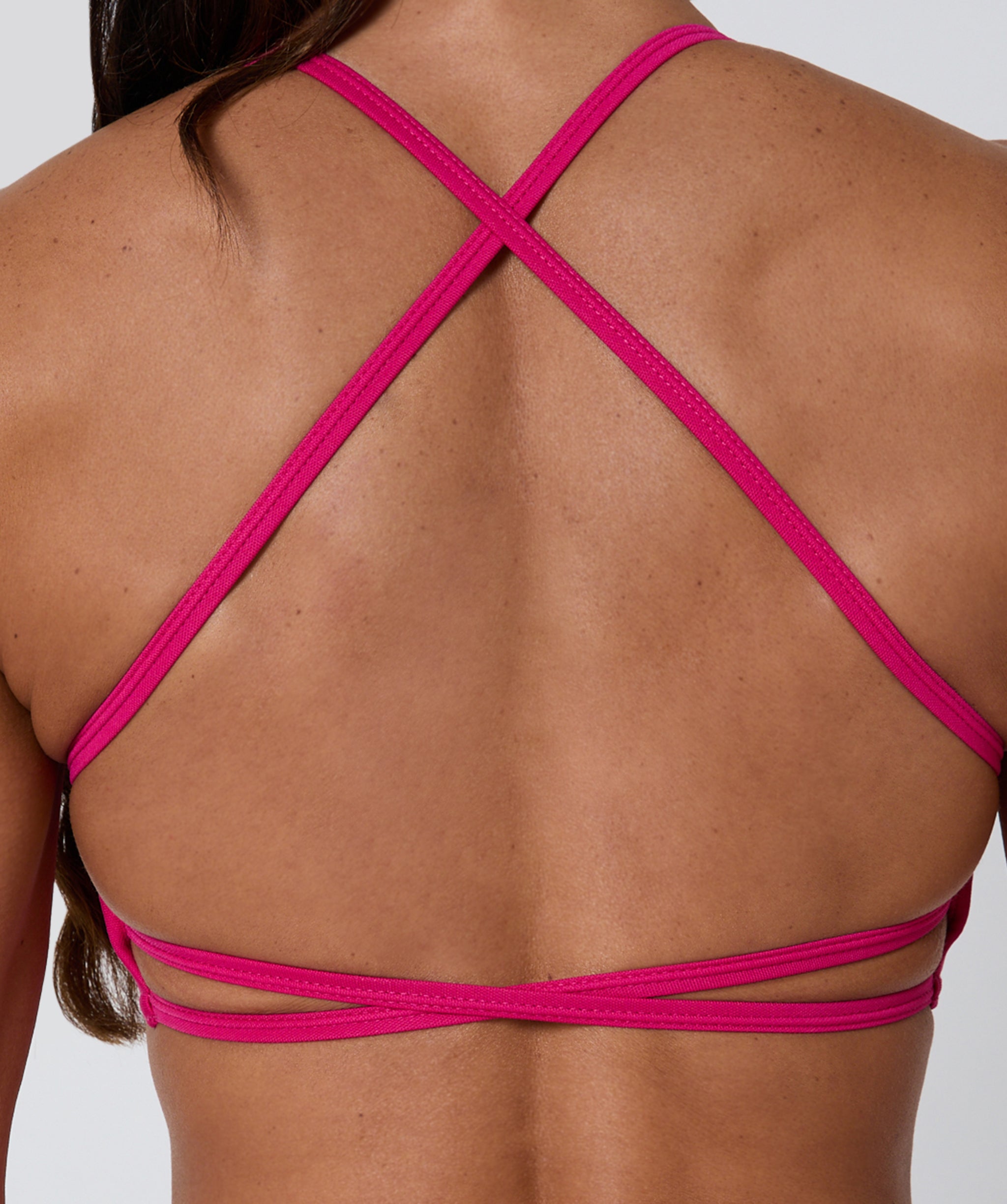 Luscious Seamless Strappy Bralette Magenta