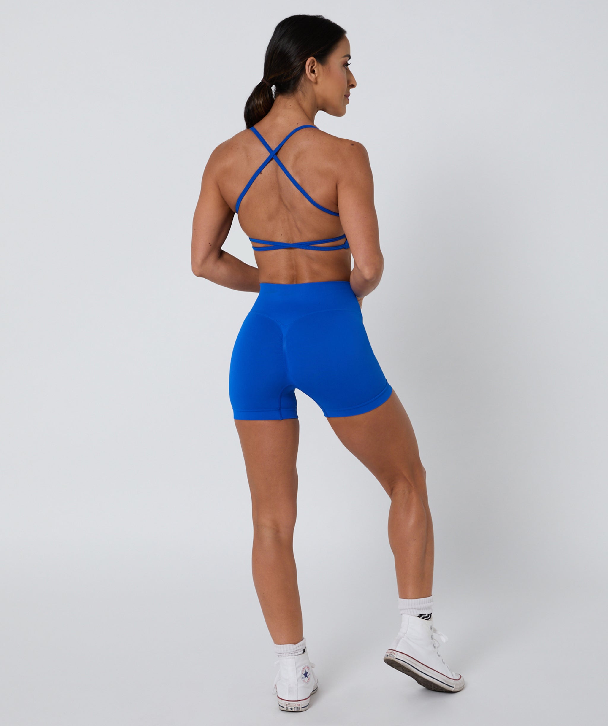 Luscious Seamless Shorts Electric Blue