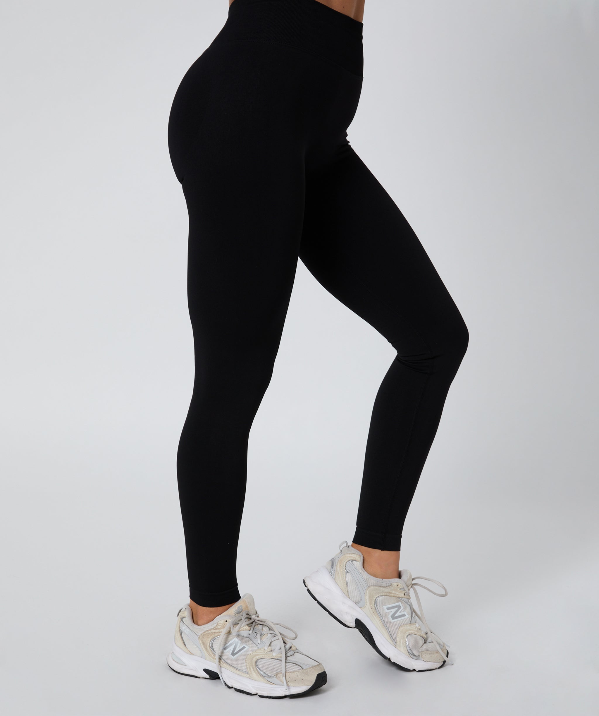 Luscious Seamless Full Length Leggings Black