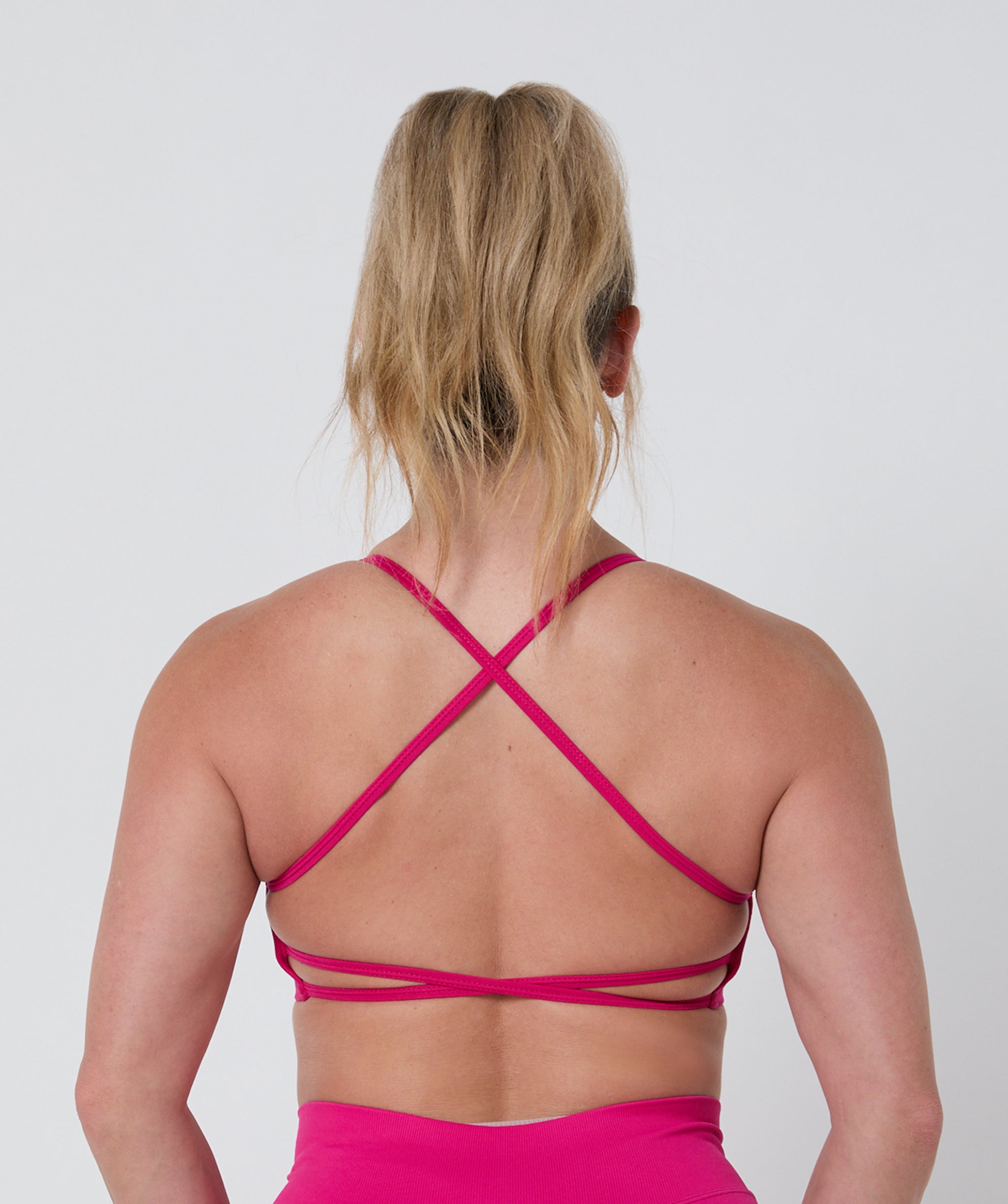 Luscious Seamless Strappy Bralette Magenta