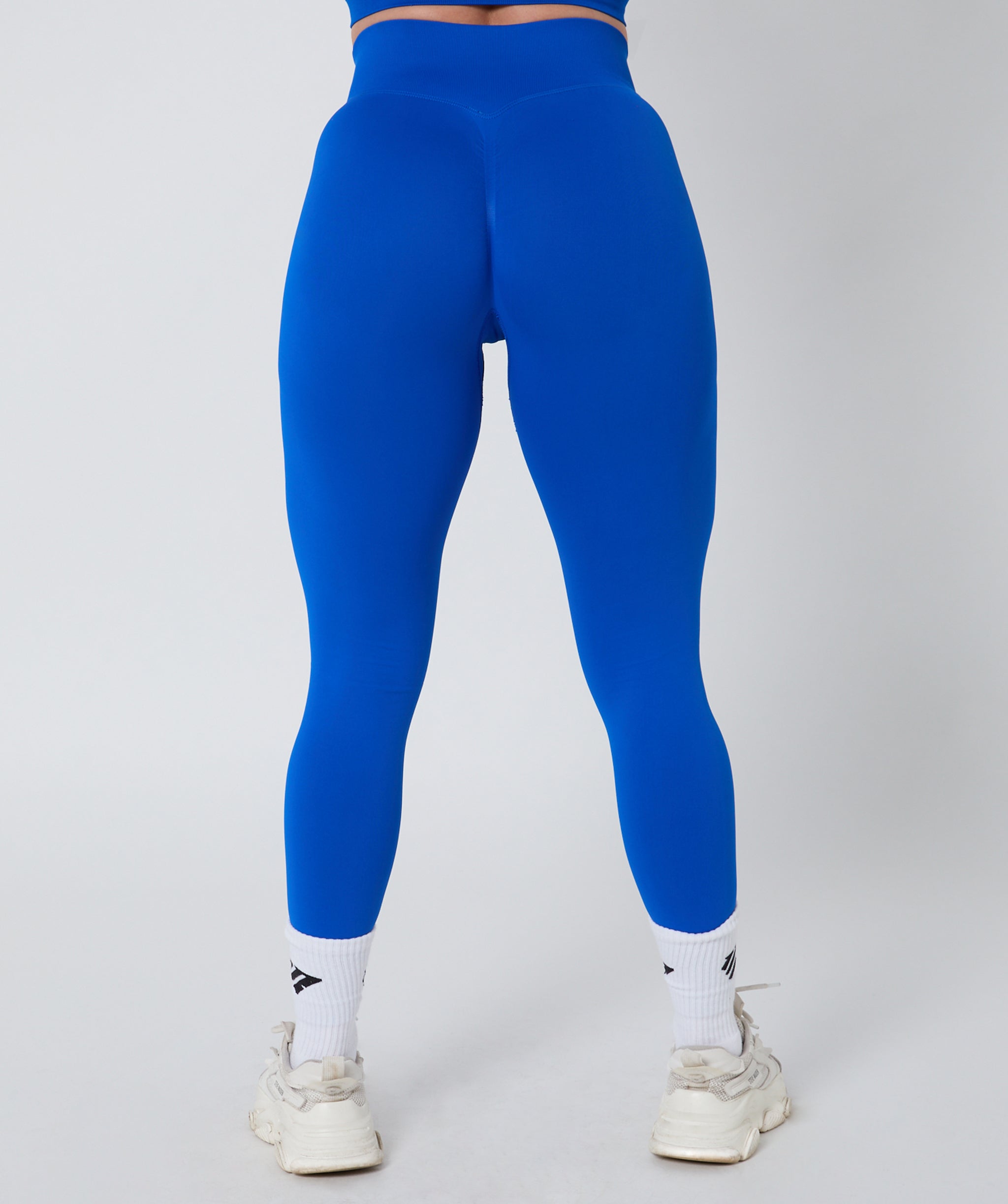 Luscious Seamless Full Length Leggings Electric Blue