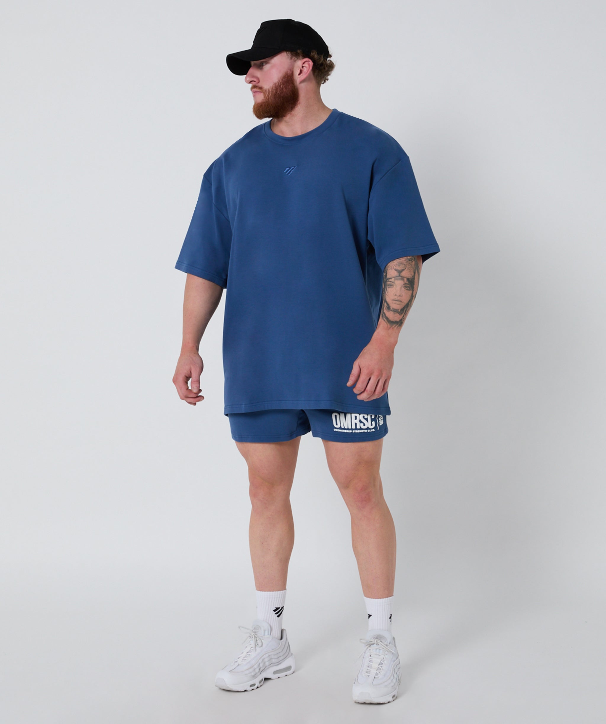 Strength Club Track Shorts Burleigh Blue