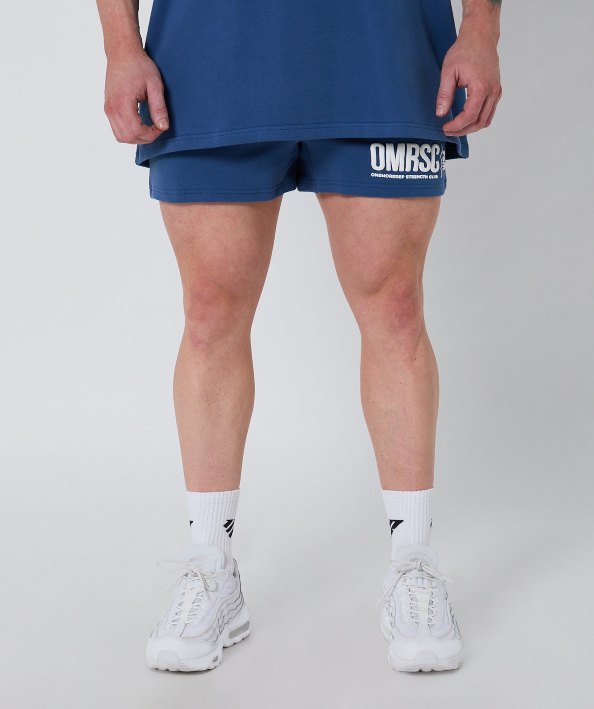 Strength Club Track Shorts Burleigh Blue