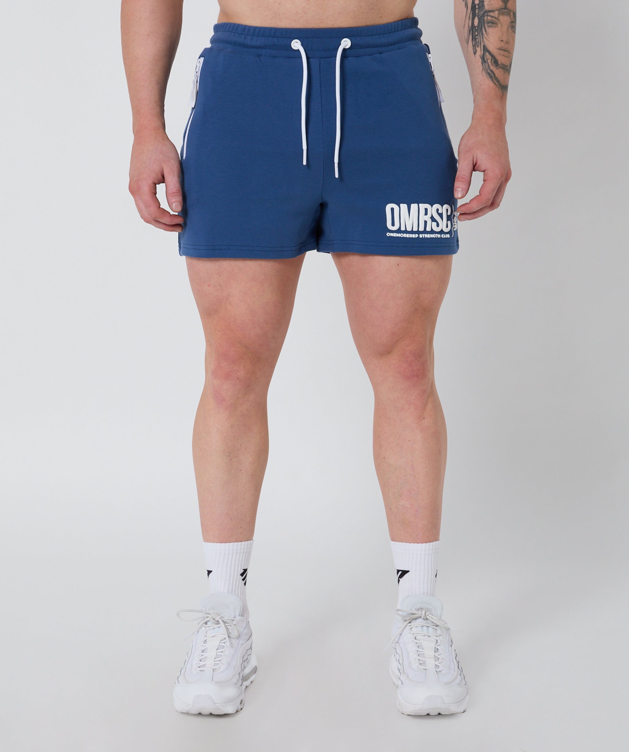 Strength Club Track Shorts Burleigh Blue