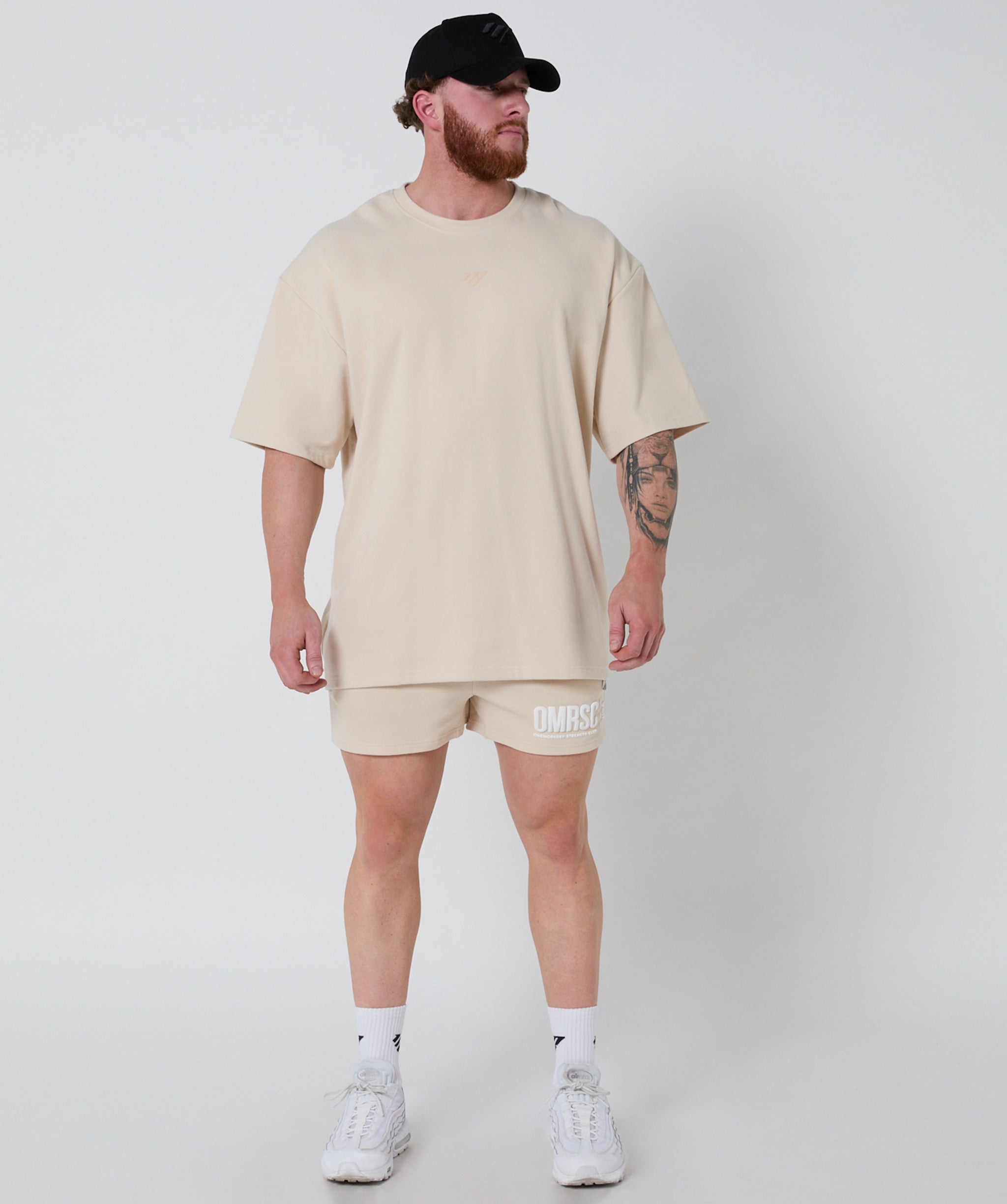 Strength Club Track Shorts Bone