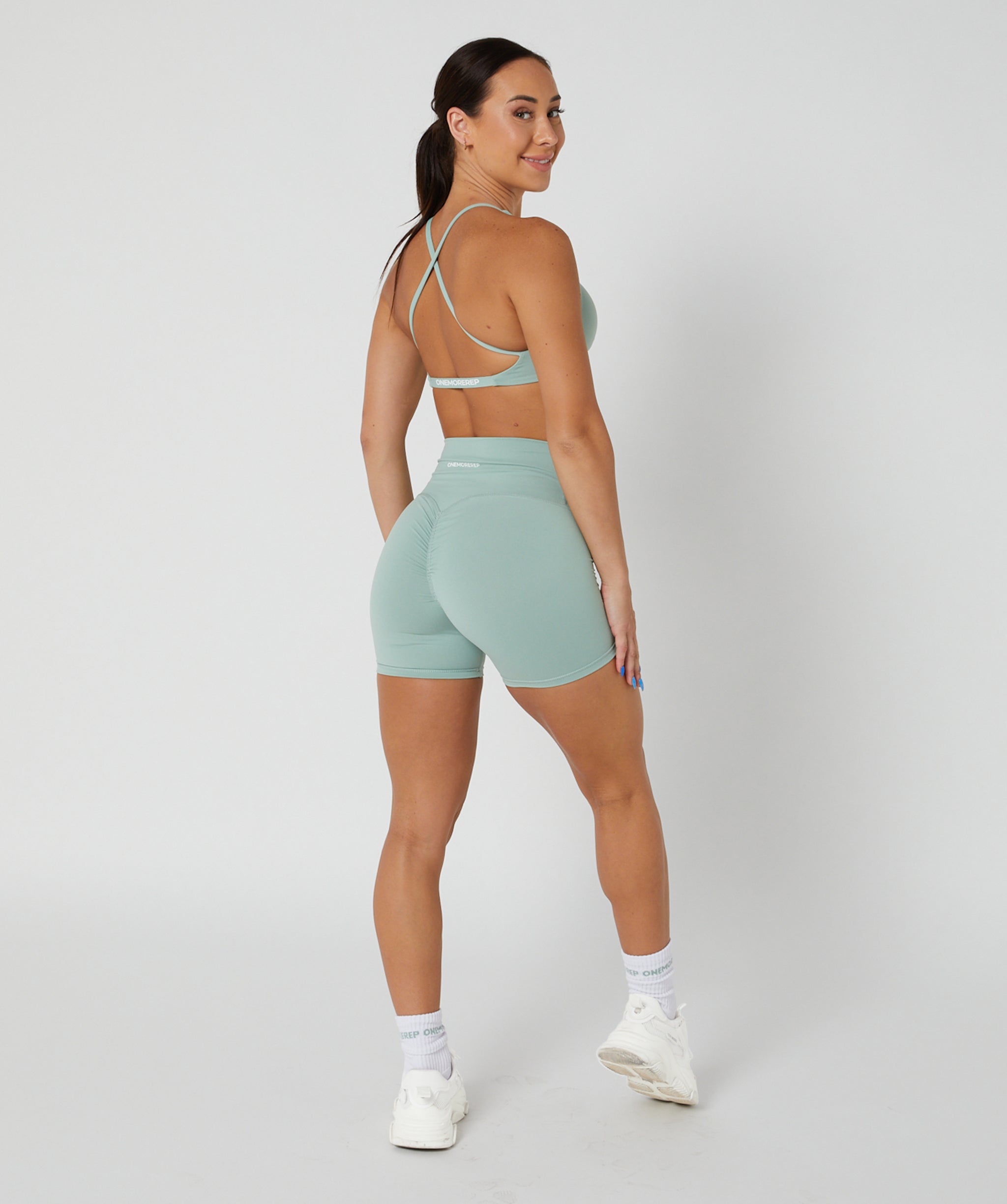 Core Scrunch Shorts Sage