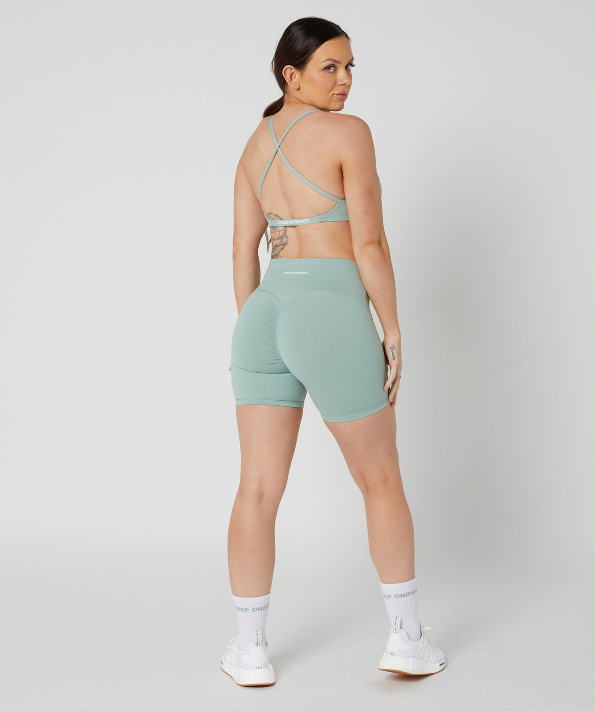 Core Scrunch Shorts Sage