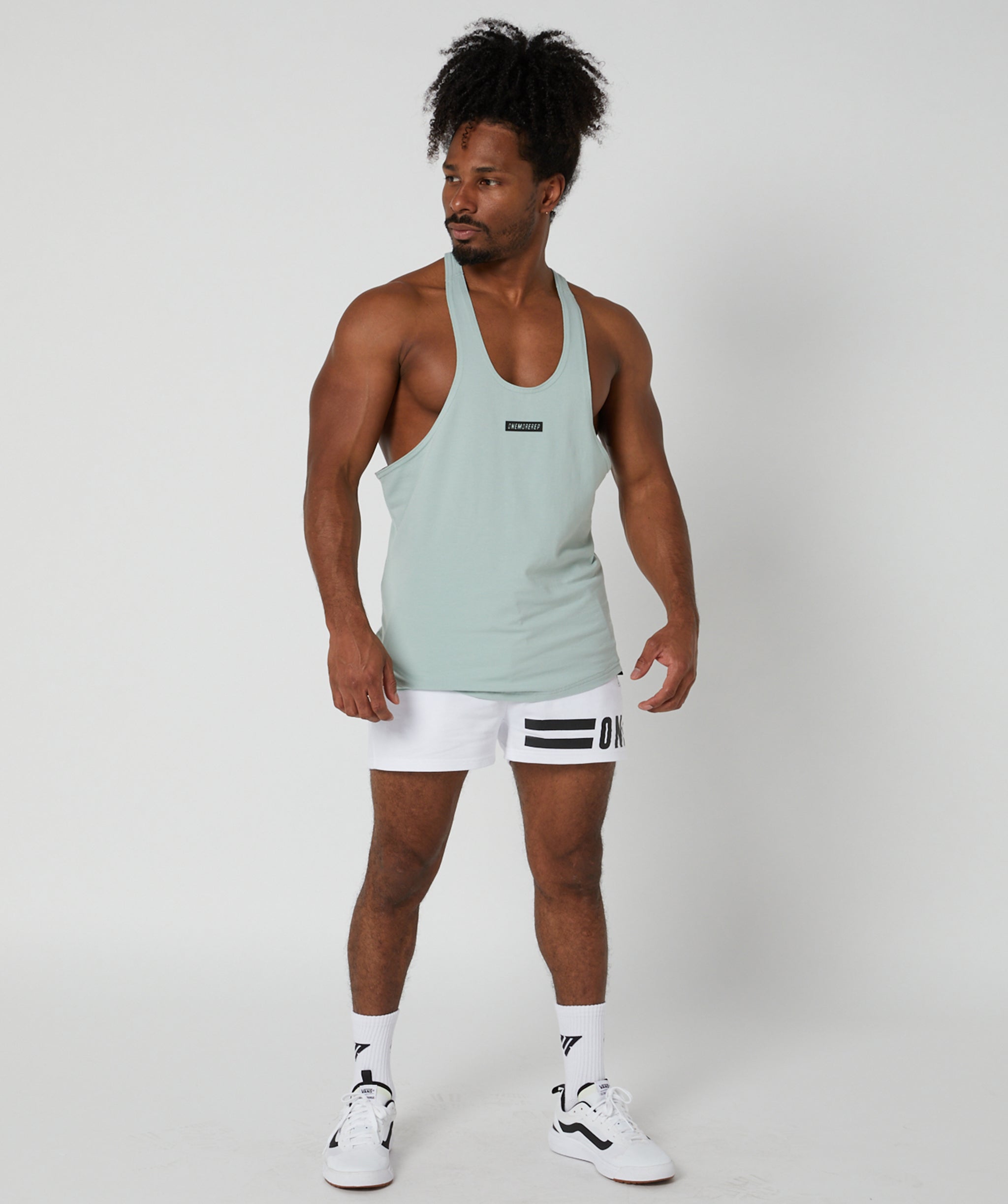 Apex Stringer Singlet Sage