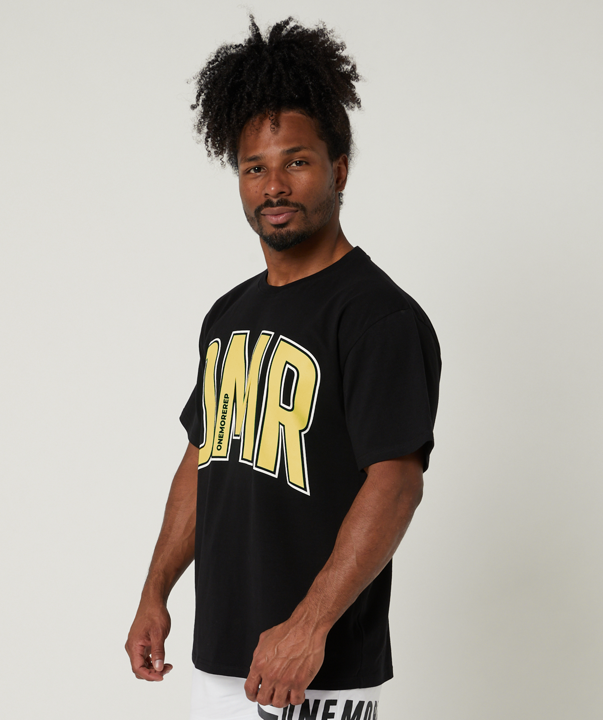 Oversized Pump Tee Black/Lemon Sorbet