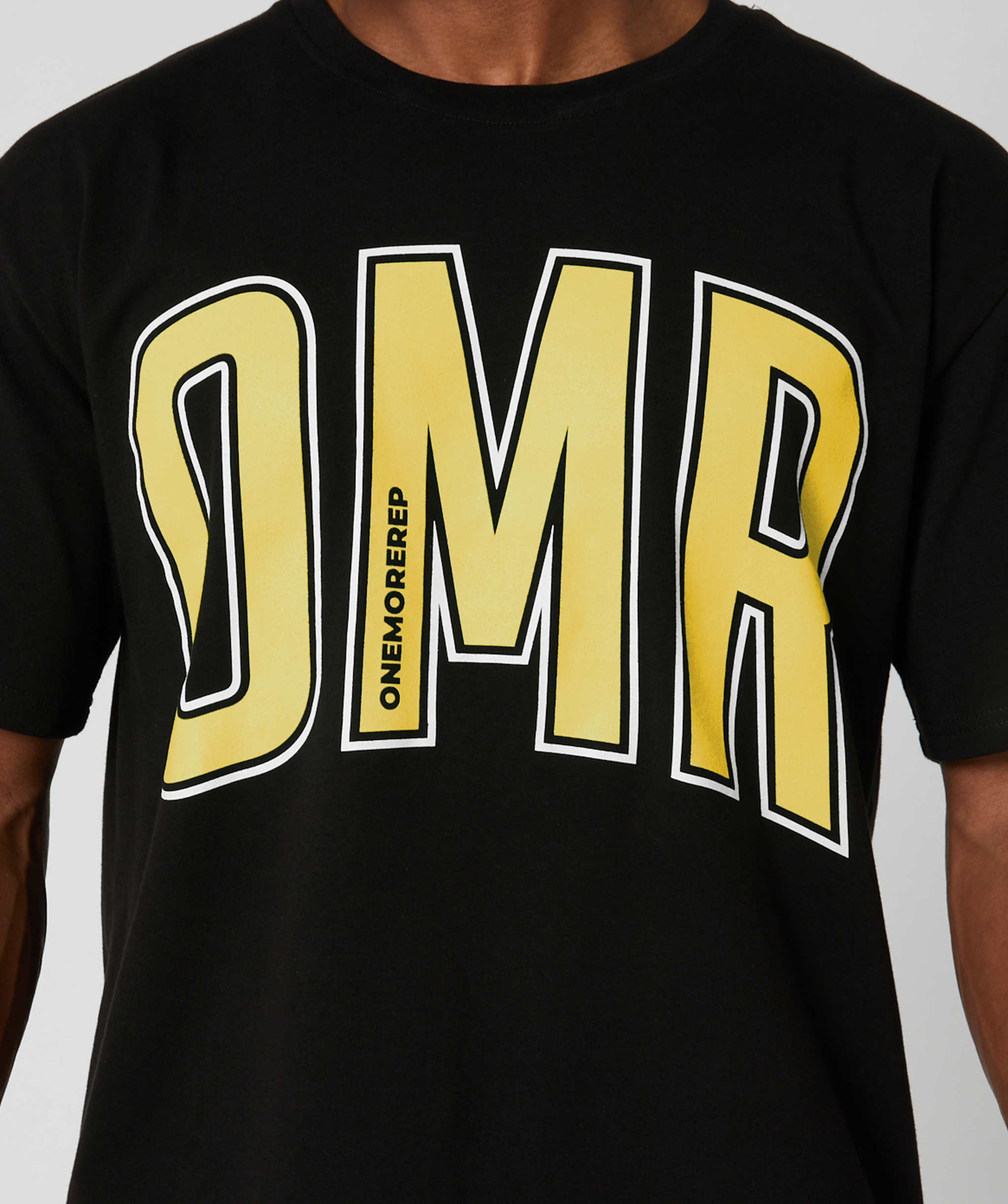 Oversized Pump Tee Black/Lemon Sorbet