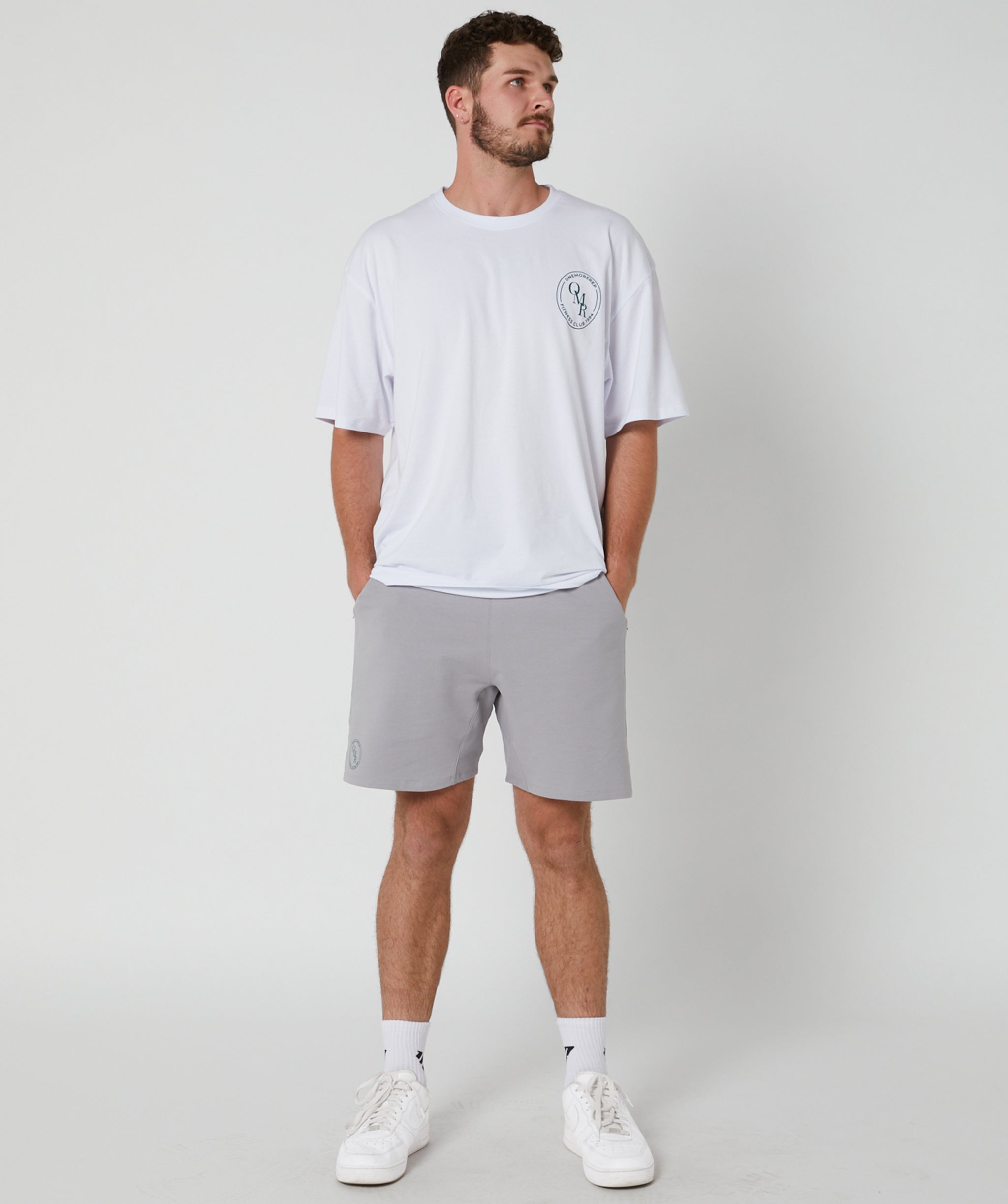 Club Tee Off White/Forest