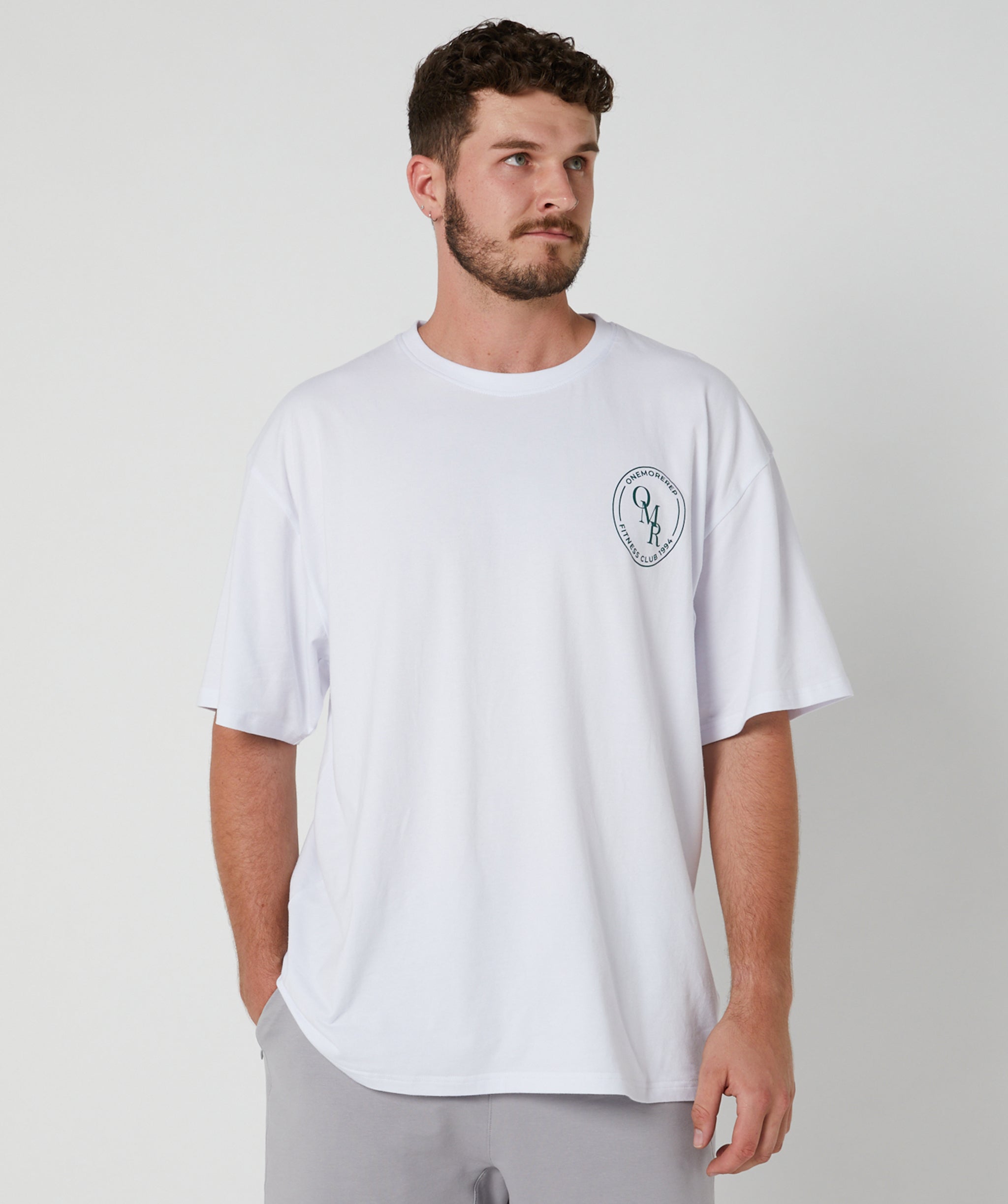 Club Tee Off White/Forest