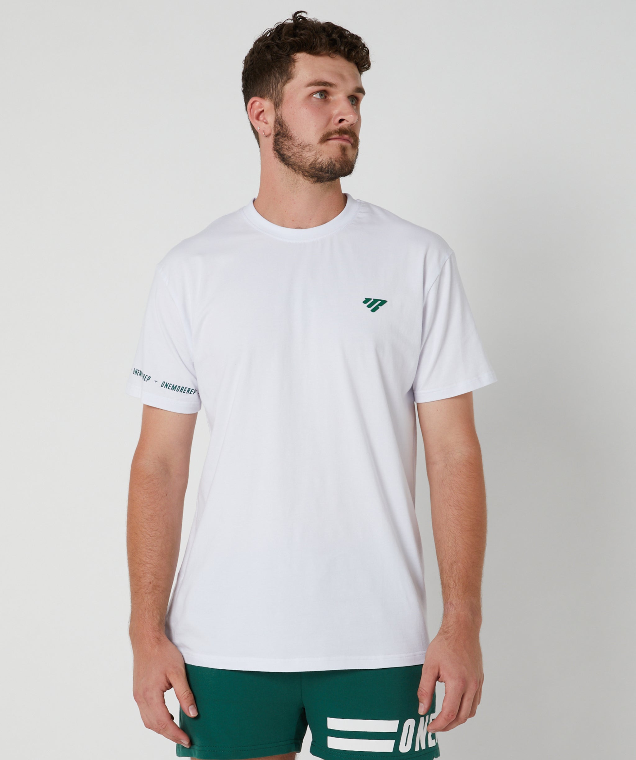 Flex Tee Off White/Forest