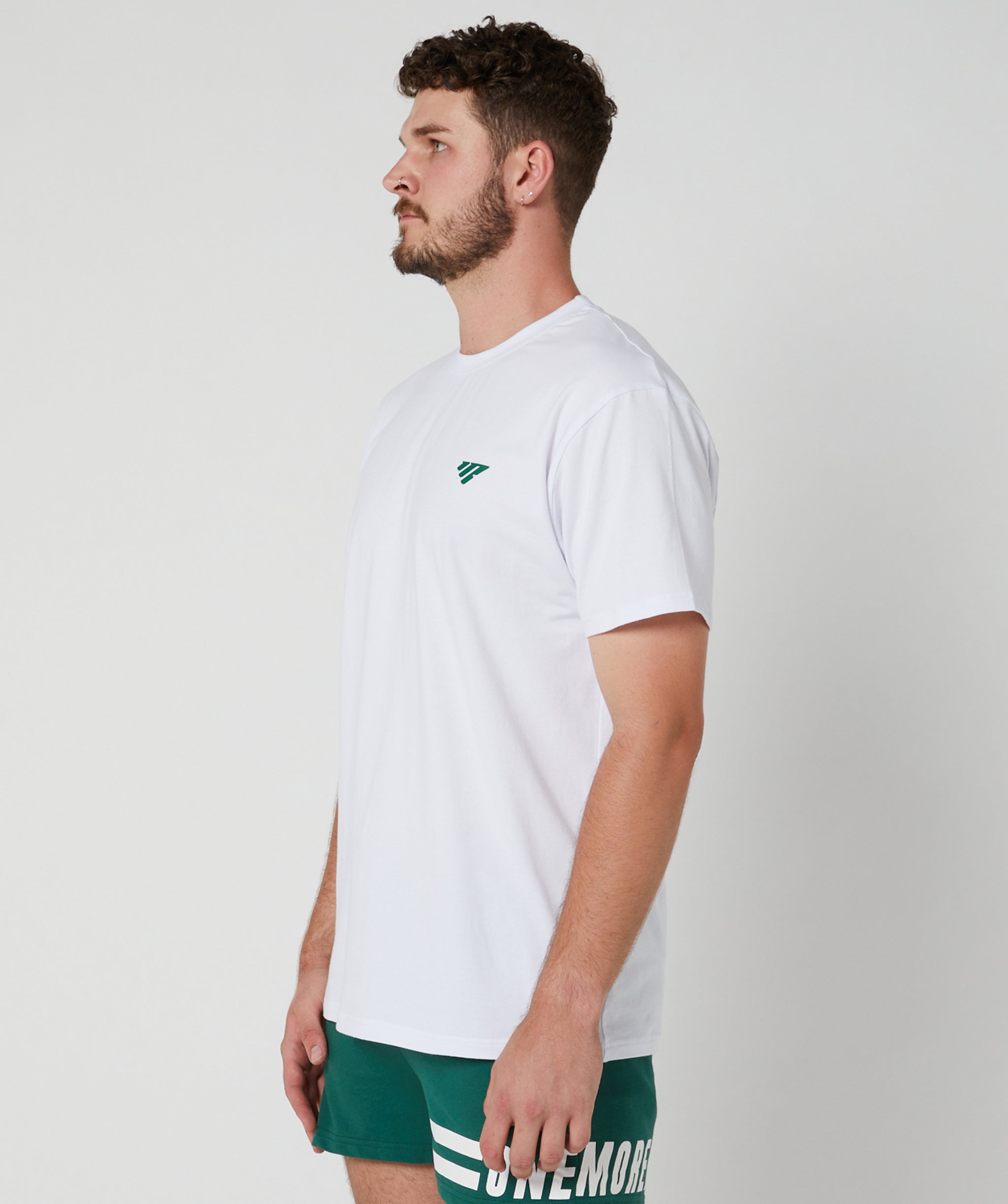 Flex Tee Off White/Forest